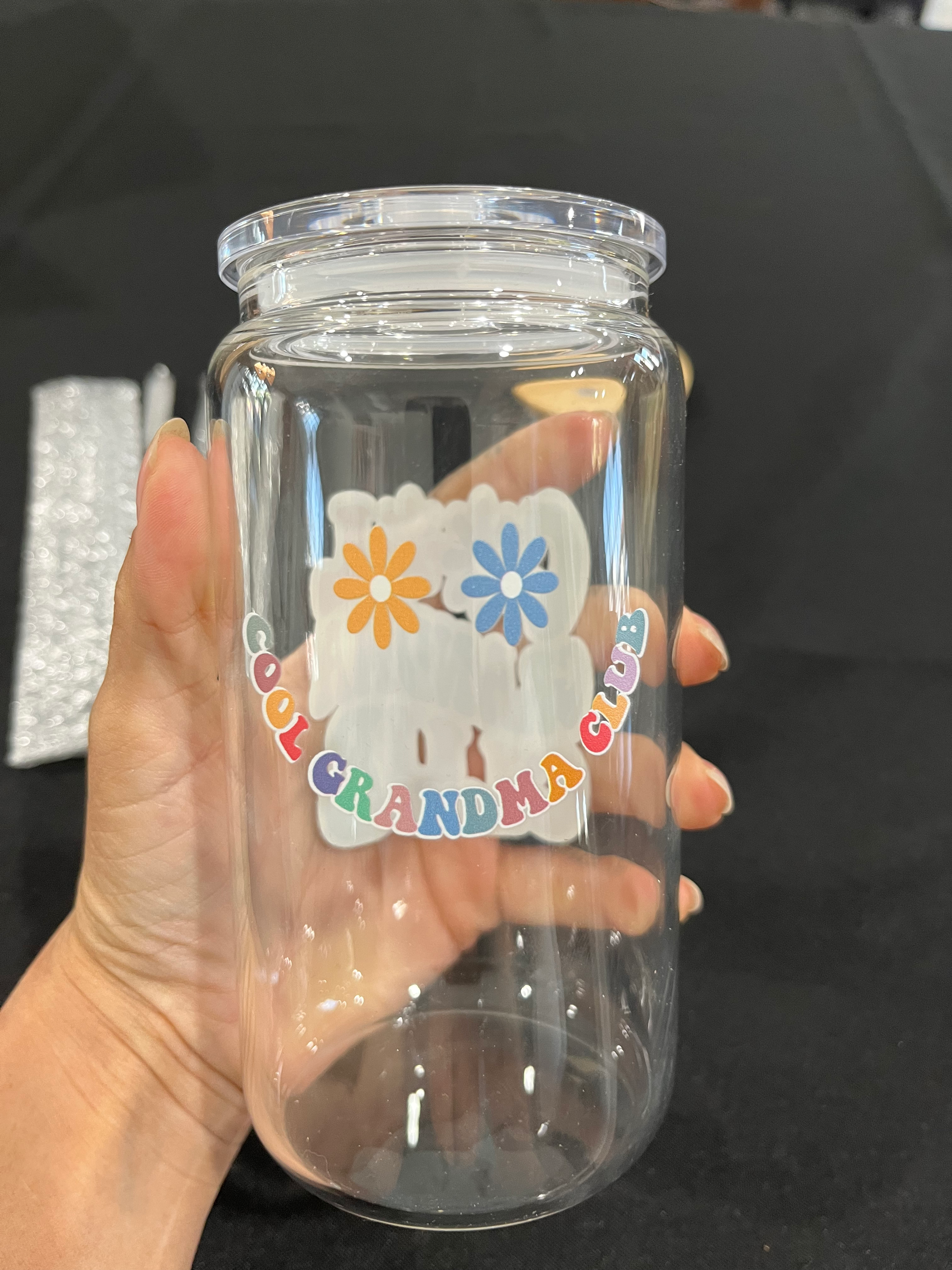 New Glass Cool Grandma Club Cup Set  image 3