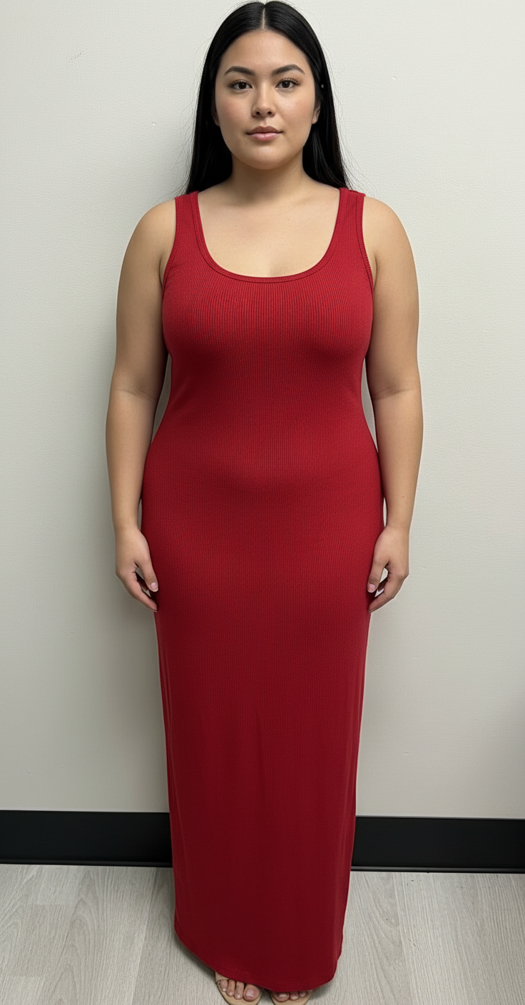 Women’s Red Maxi Dress