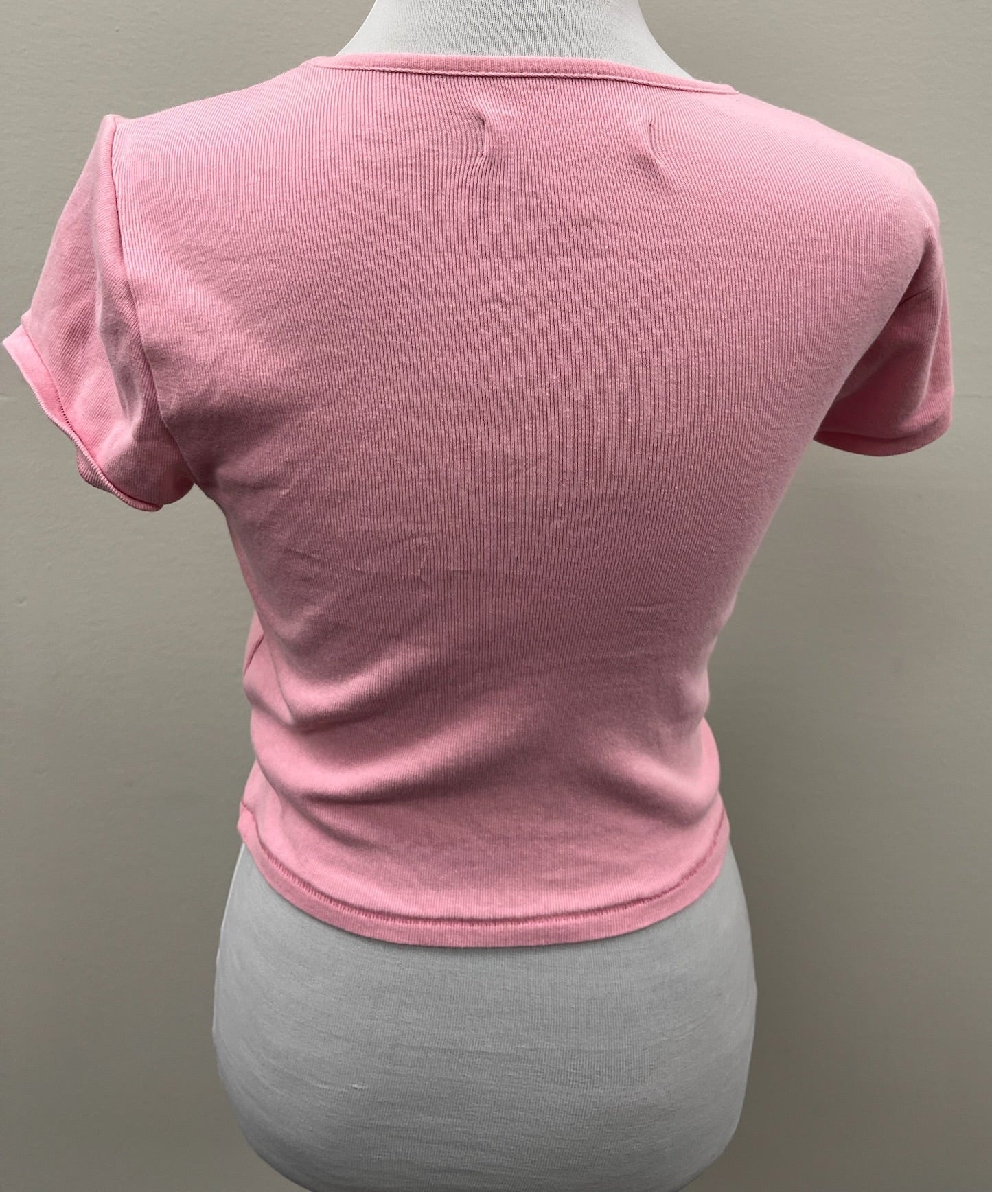 Used Women’s Pink Crop Top Shirt