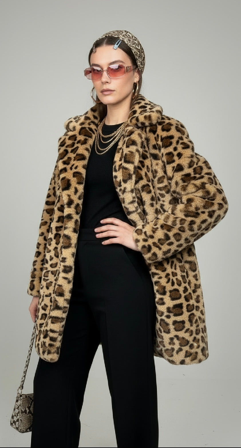 Women’s Leopard Jacket With Pockets