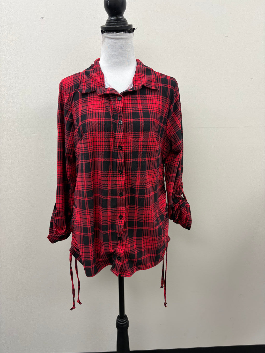 Used Women’s Red Flannel shirt