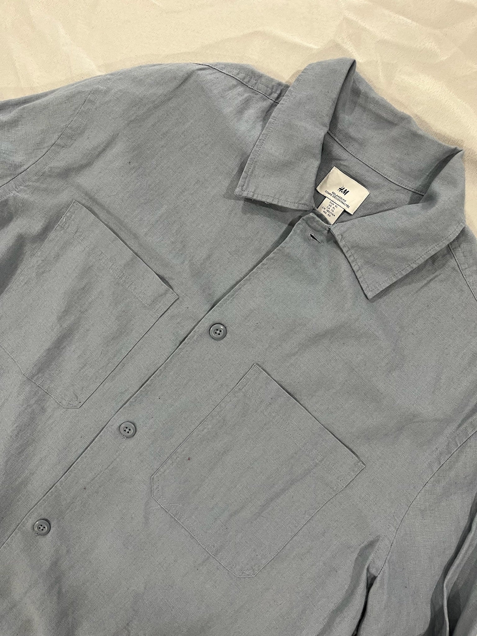 Blue Button Up Long Sleeve image 1