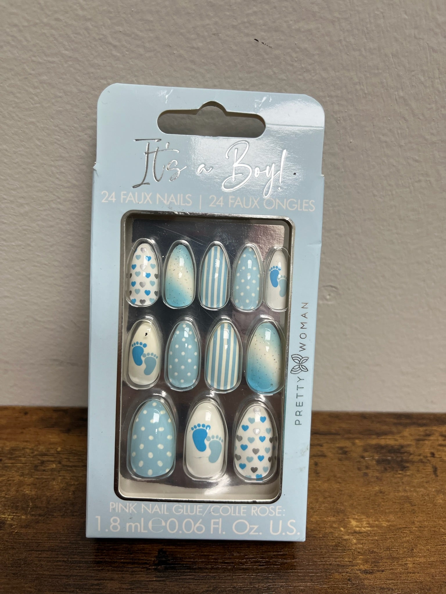 New It’s A Boy Nail Set