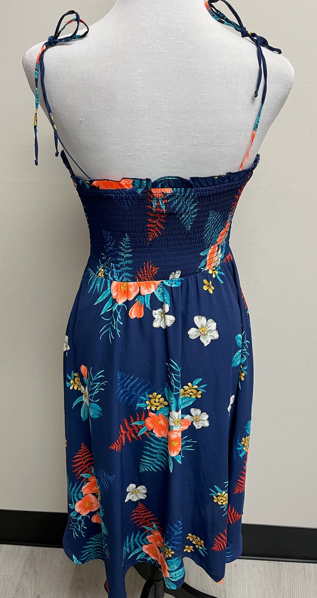 Women’s Blue Floral Dress