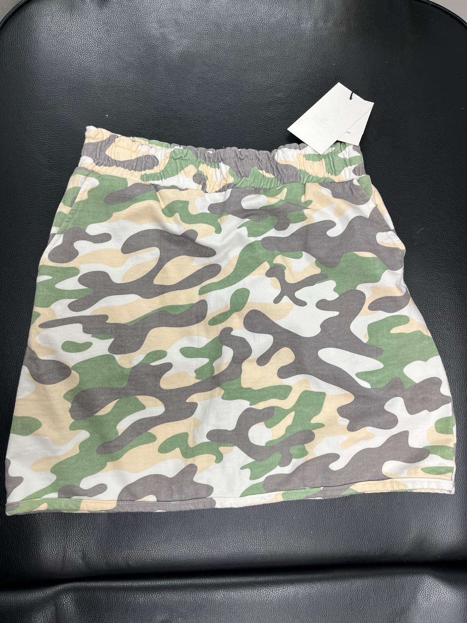Girls Army Print Skort