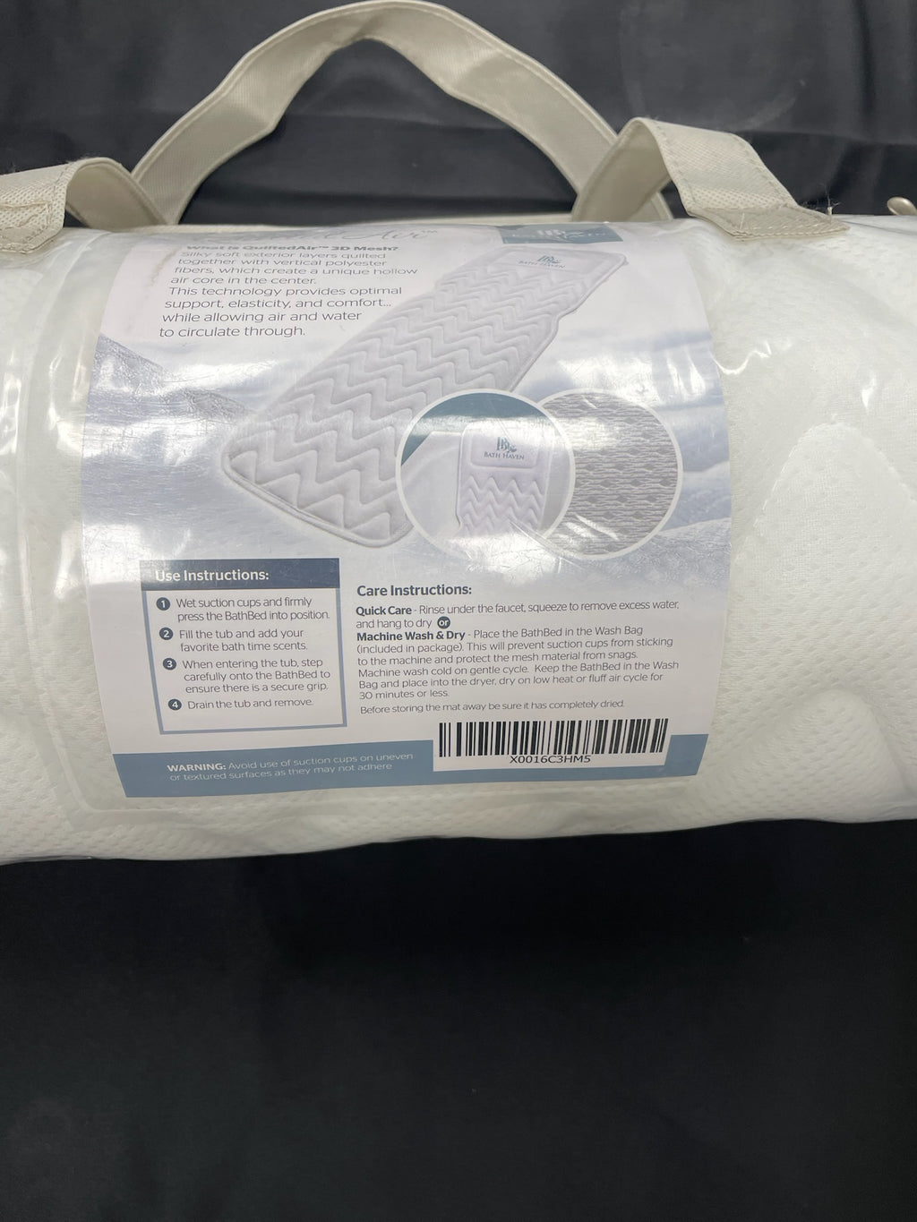 Quilted Air Full Body Bath Cushion
