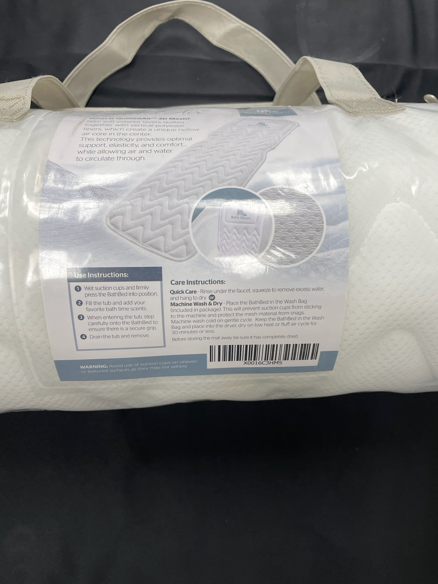 Quilted Air Full Body Bath Cushion