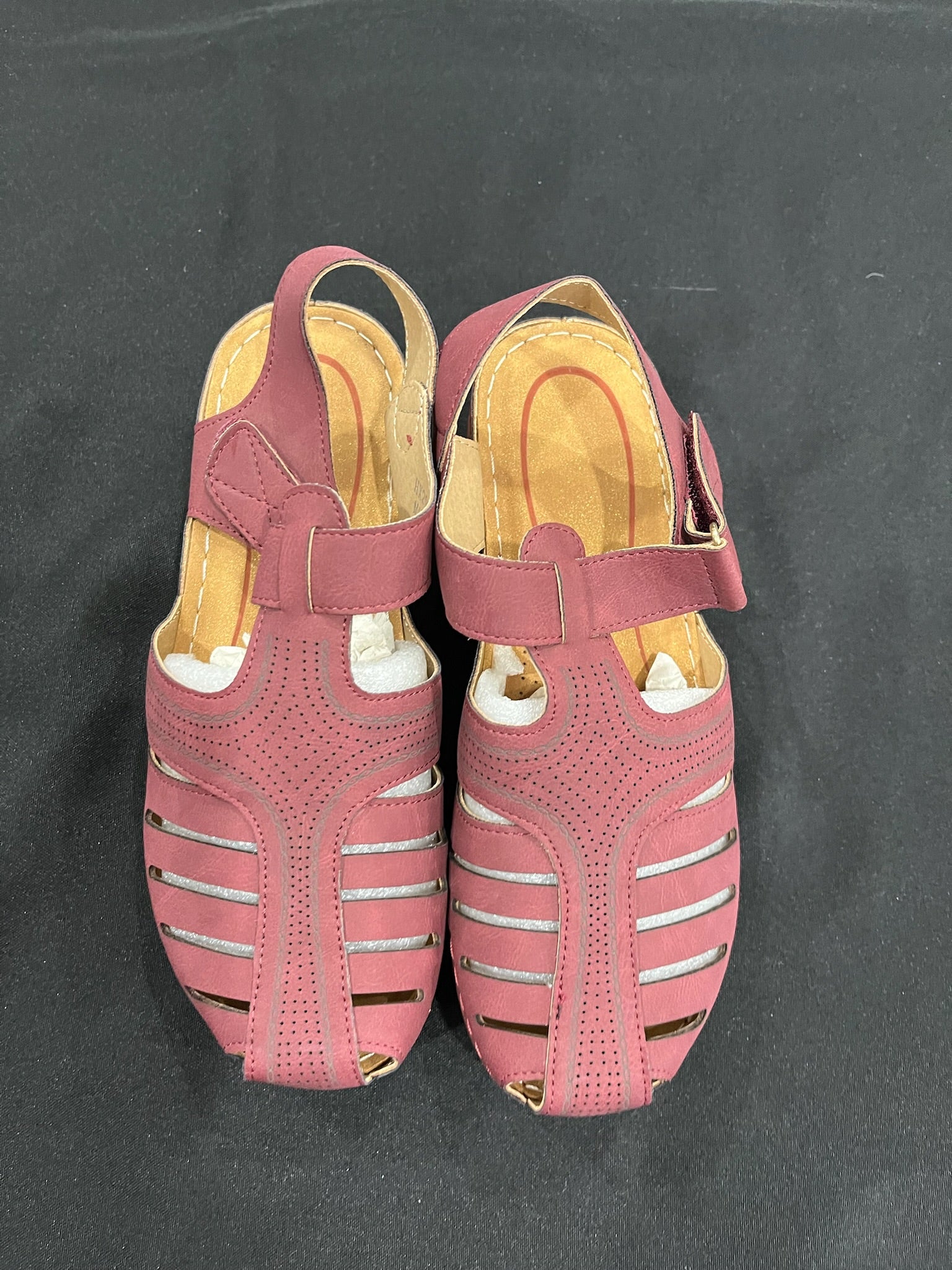 Women’s Purple Sandal Wedges image 4