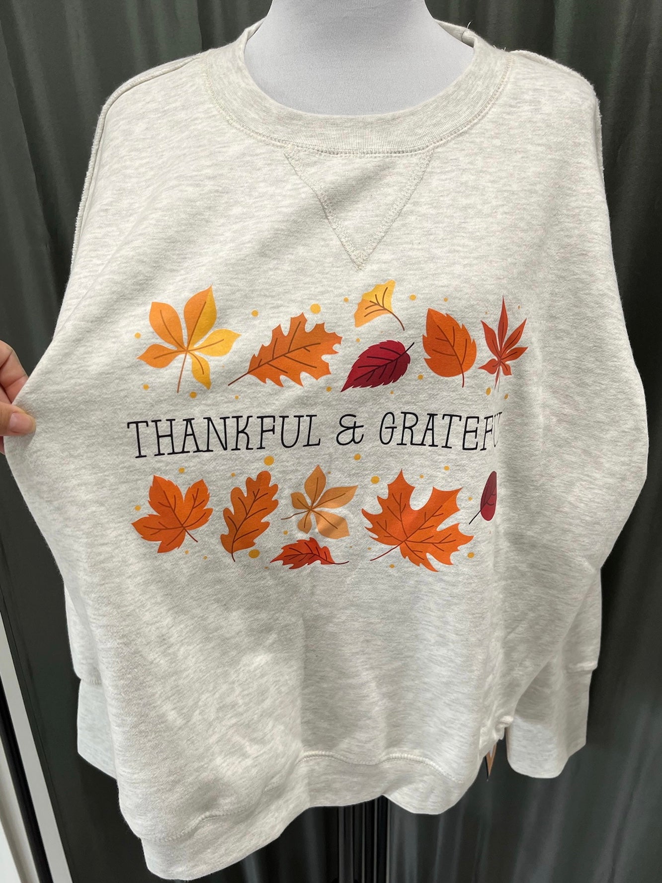 Thankful & Grateful Crewneck Sweater image 3