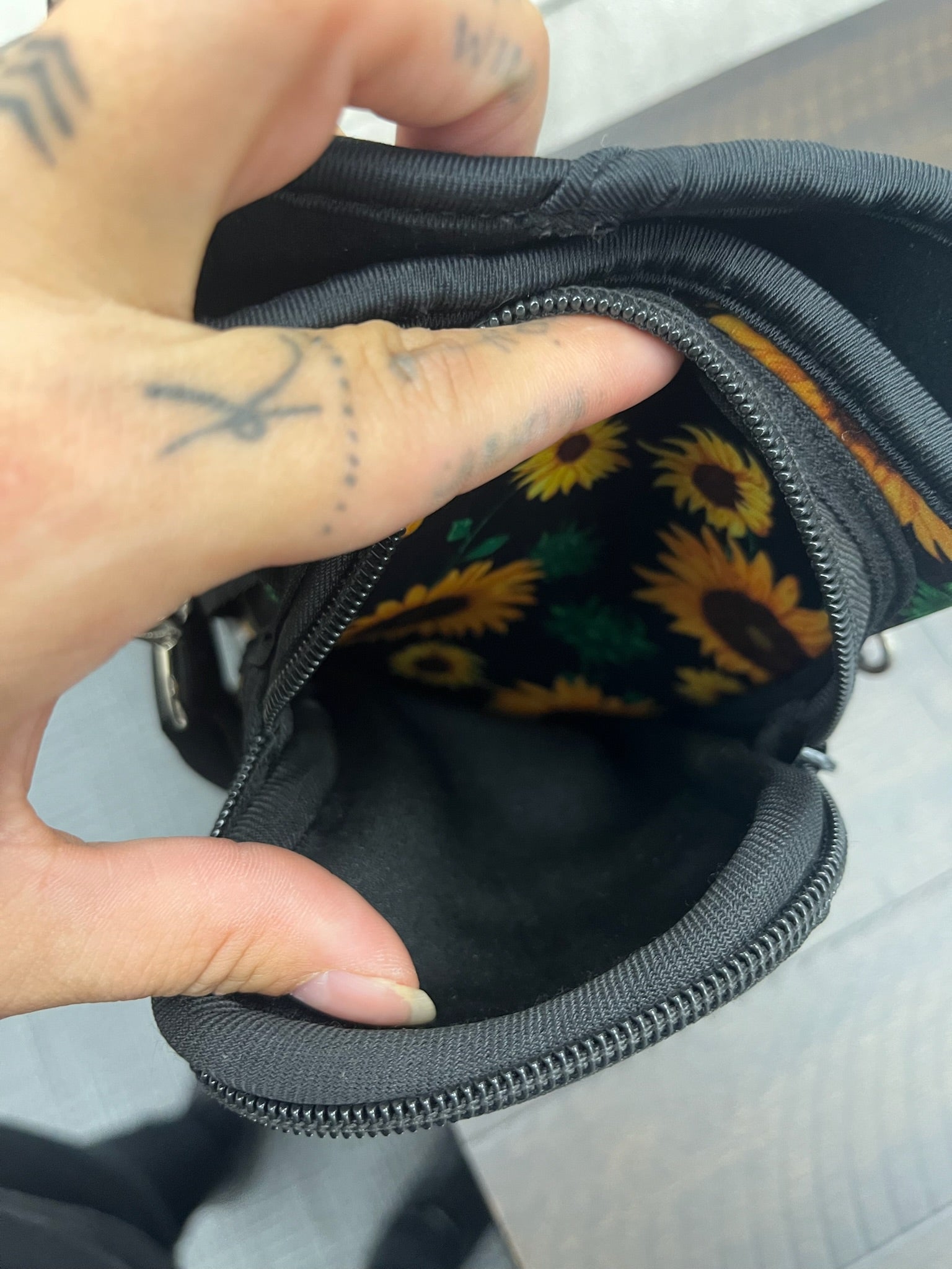 Sunflower Water Jug Crossbody Bag