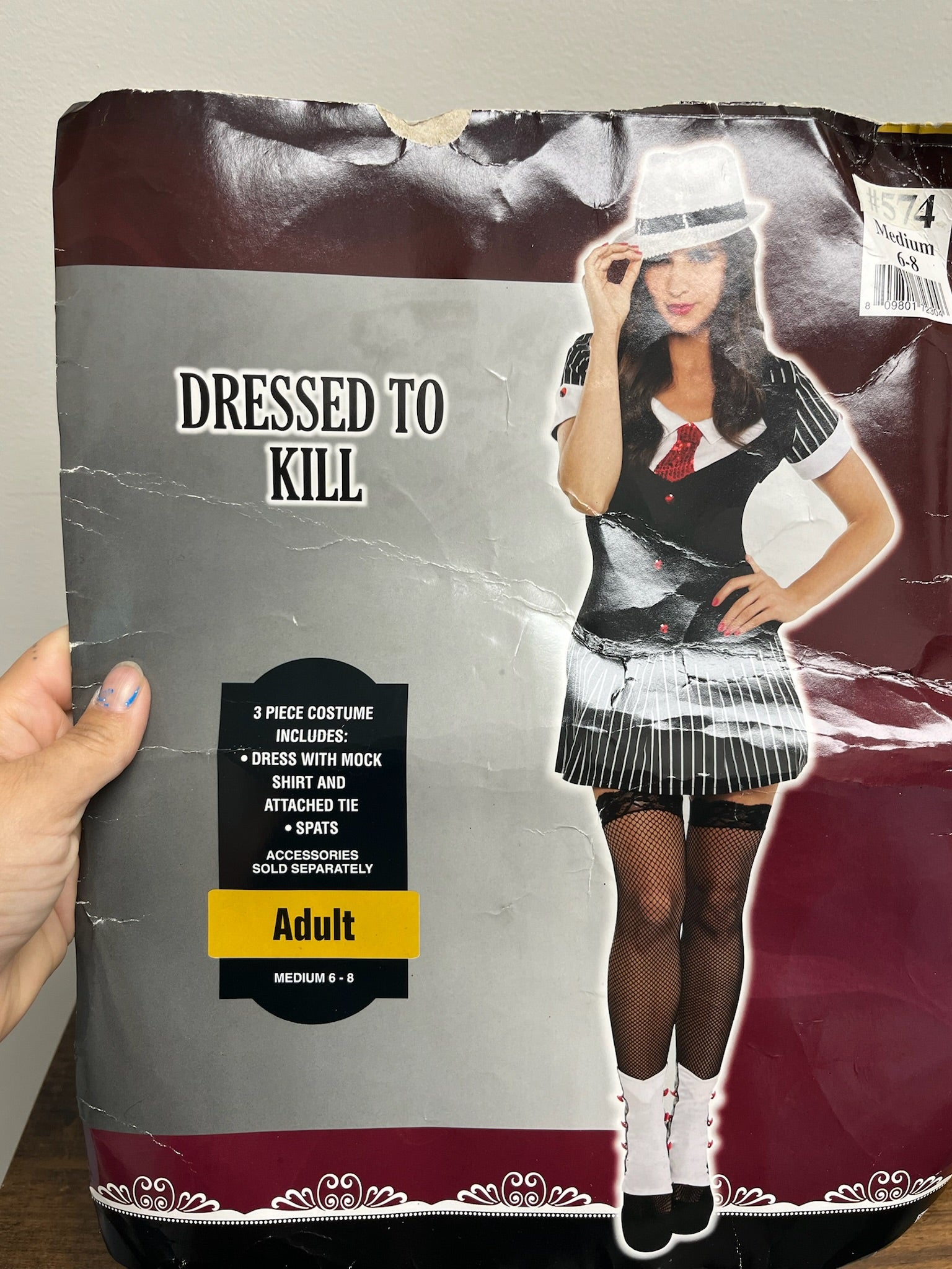 Used Once Dressed To Kill Womens Costume