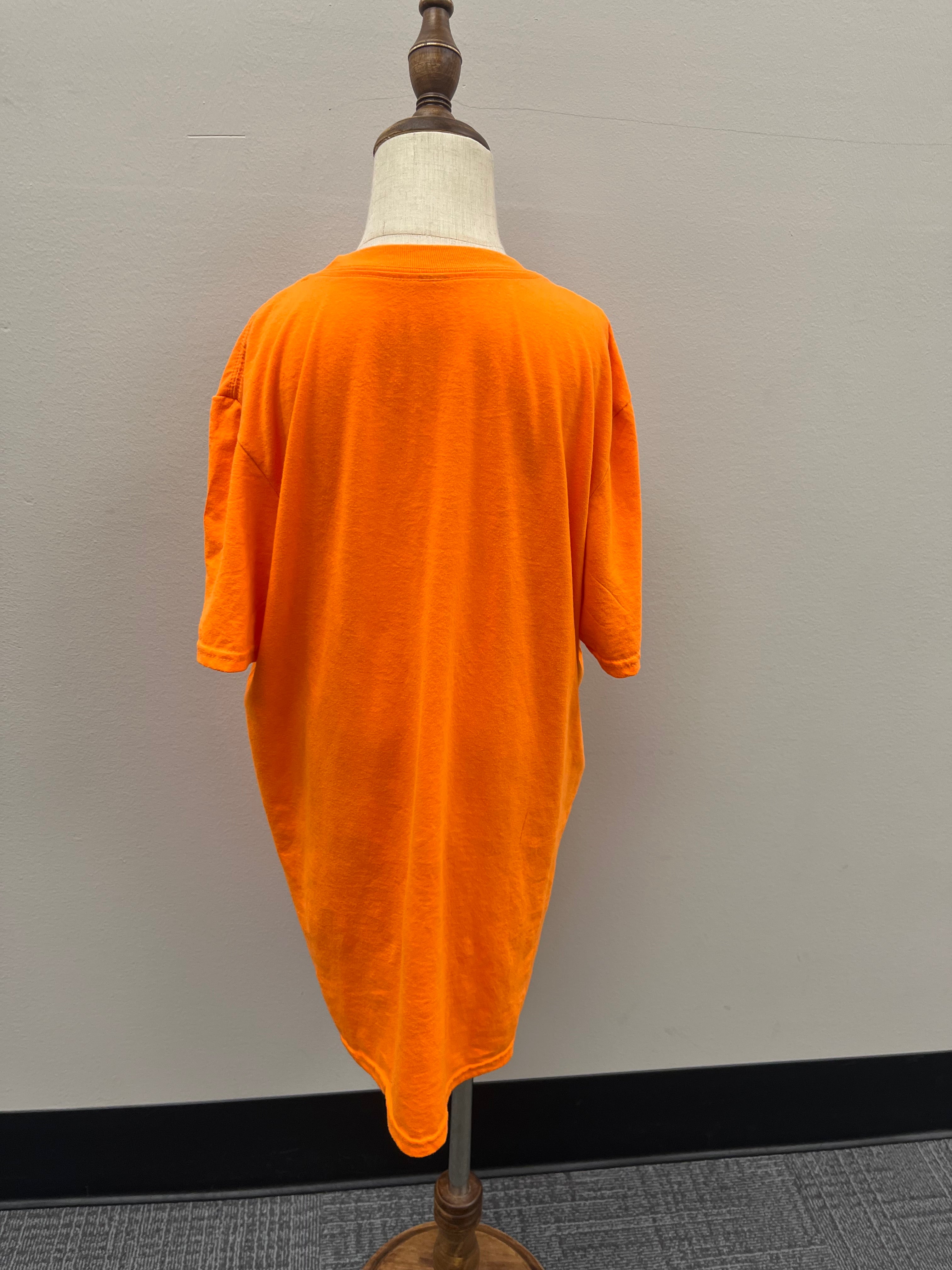 Used Boys Orange Hawaii Shirt