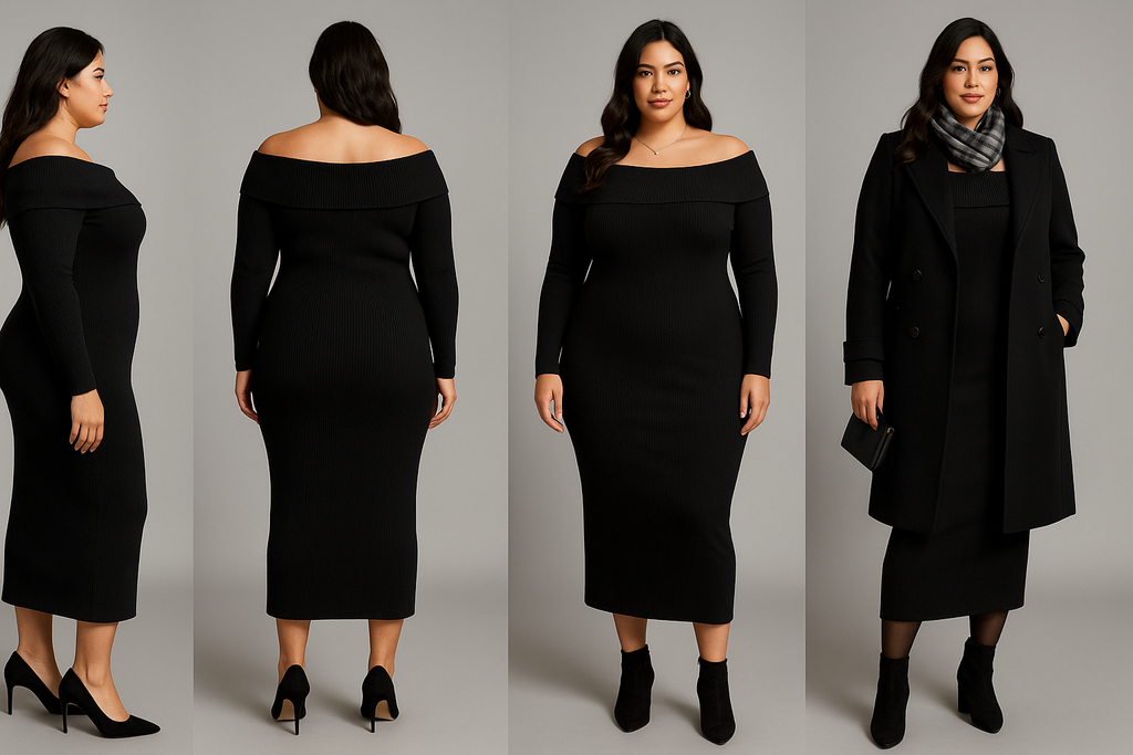 Women’s Black Off The Shoulder Dress