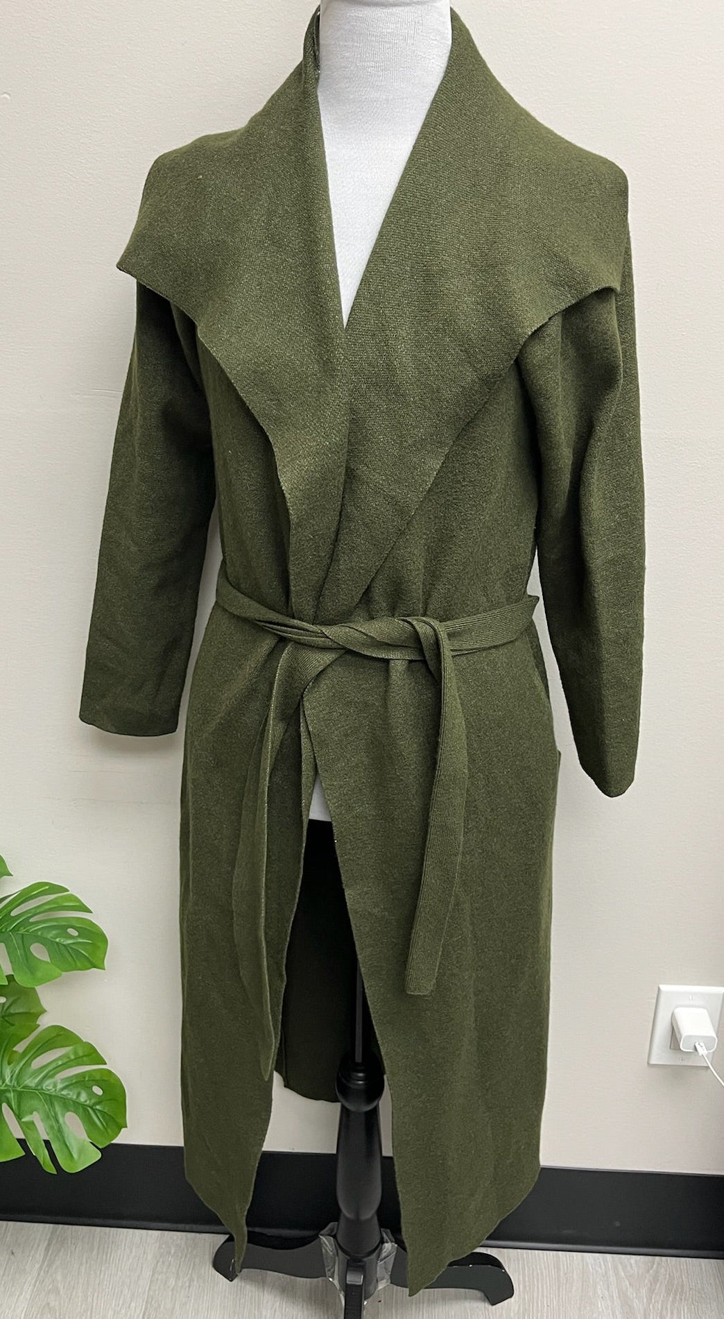 Used Women’s Green Maxi Cardigan