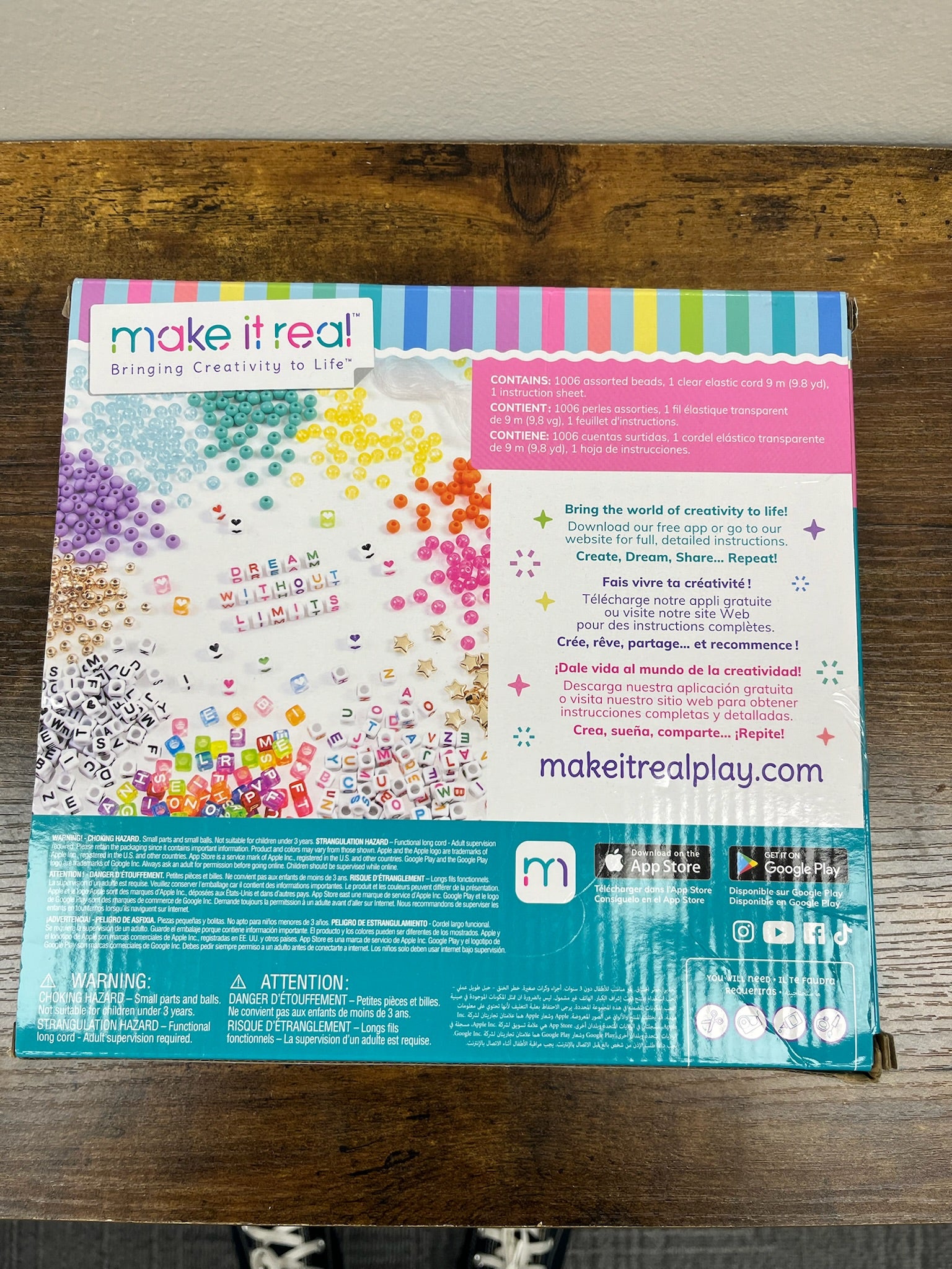 New Make It Real Bead Braclet Making Kit