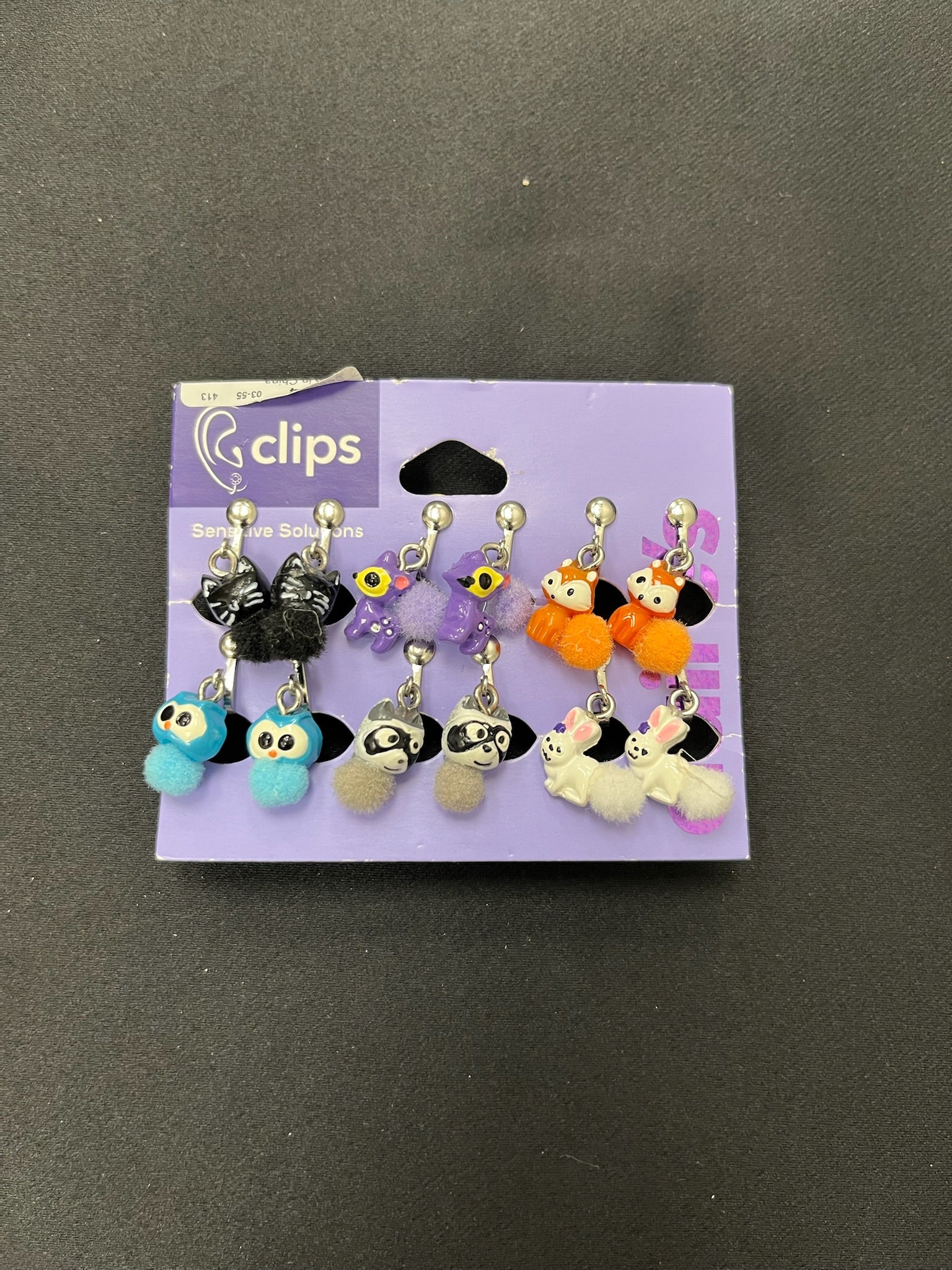 12 Piece Clip On Earrings Set