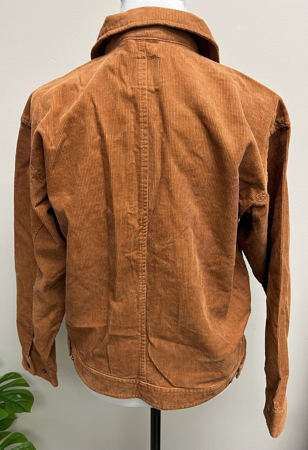 New Women’s Tan Corduroy Jacket