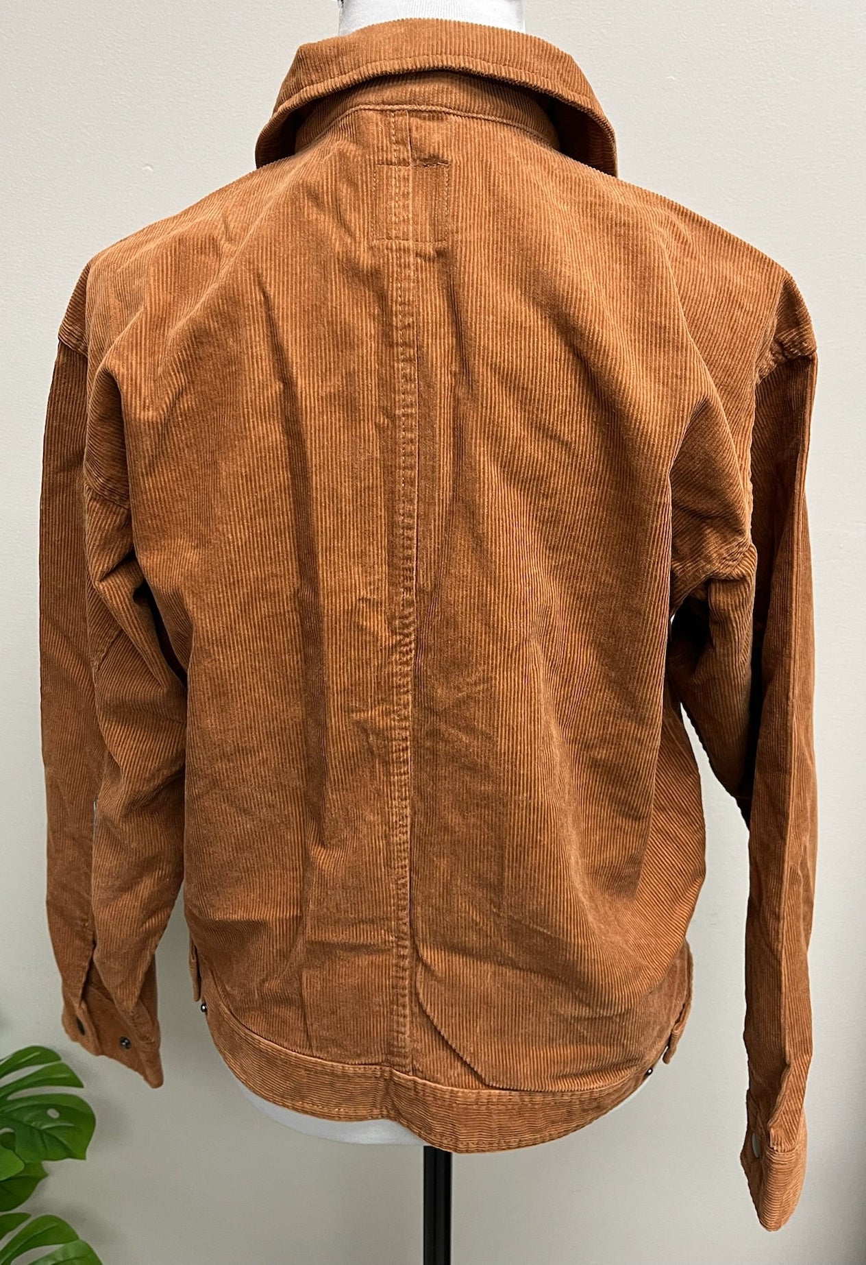 New Women’s Tan Corduroy Jacket