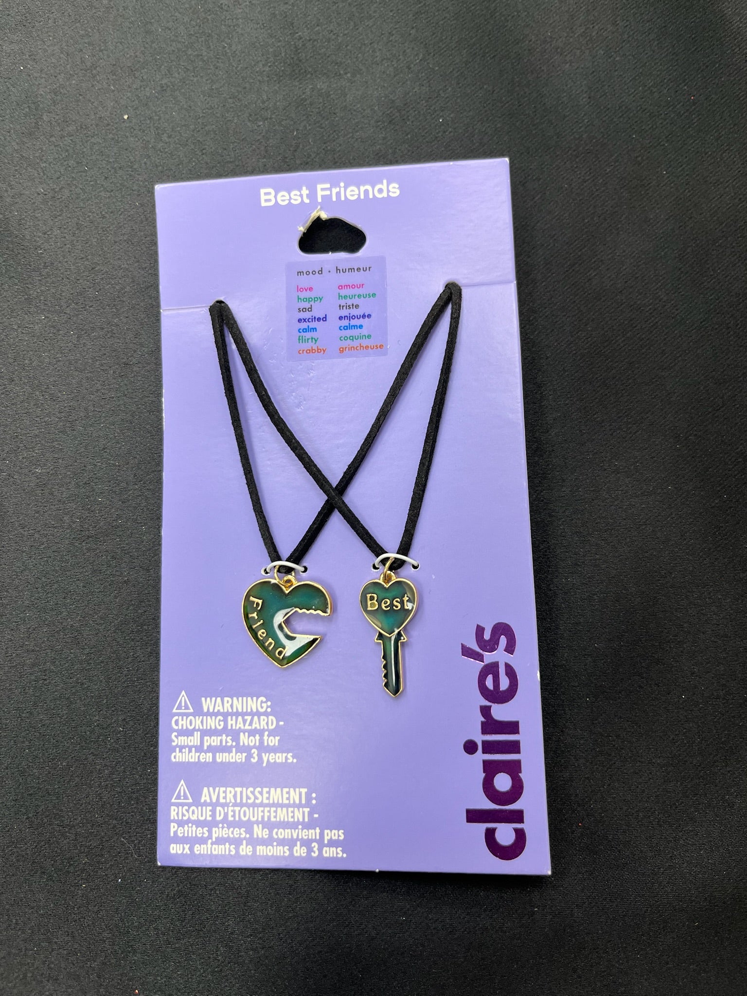 Two Piece Best Friends Key & Lock Necklace Set