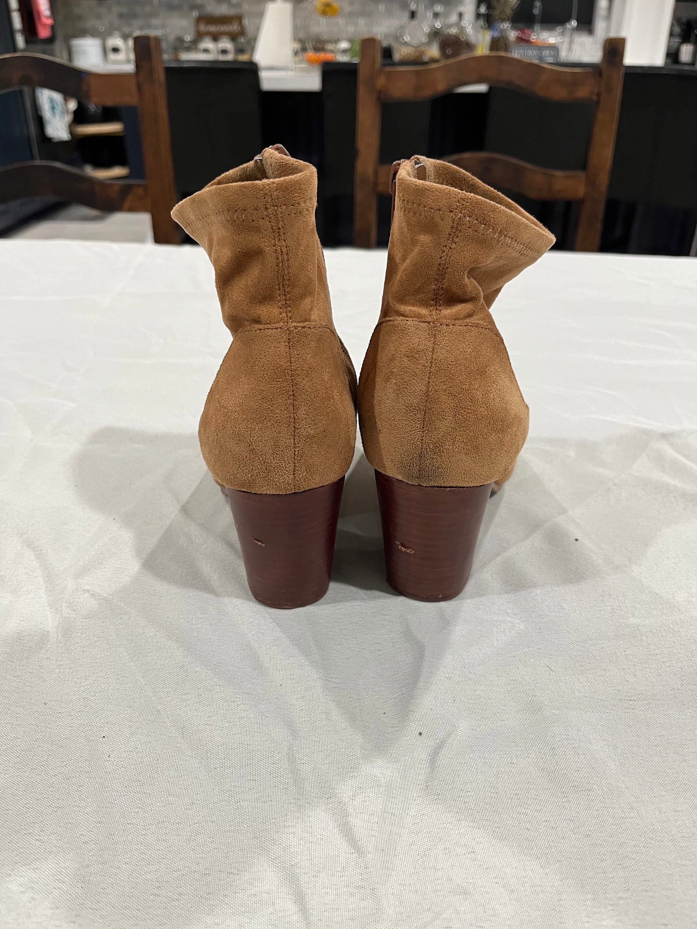 Brown Heeled Boots image 3