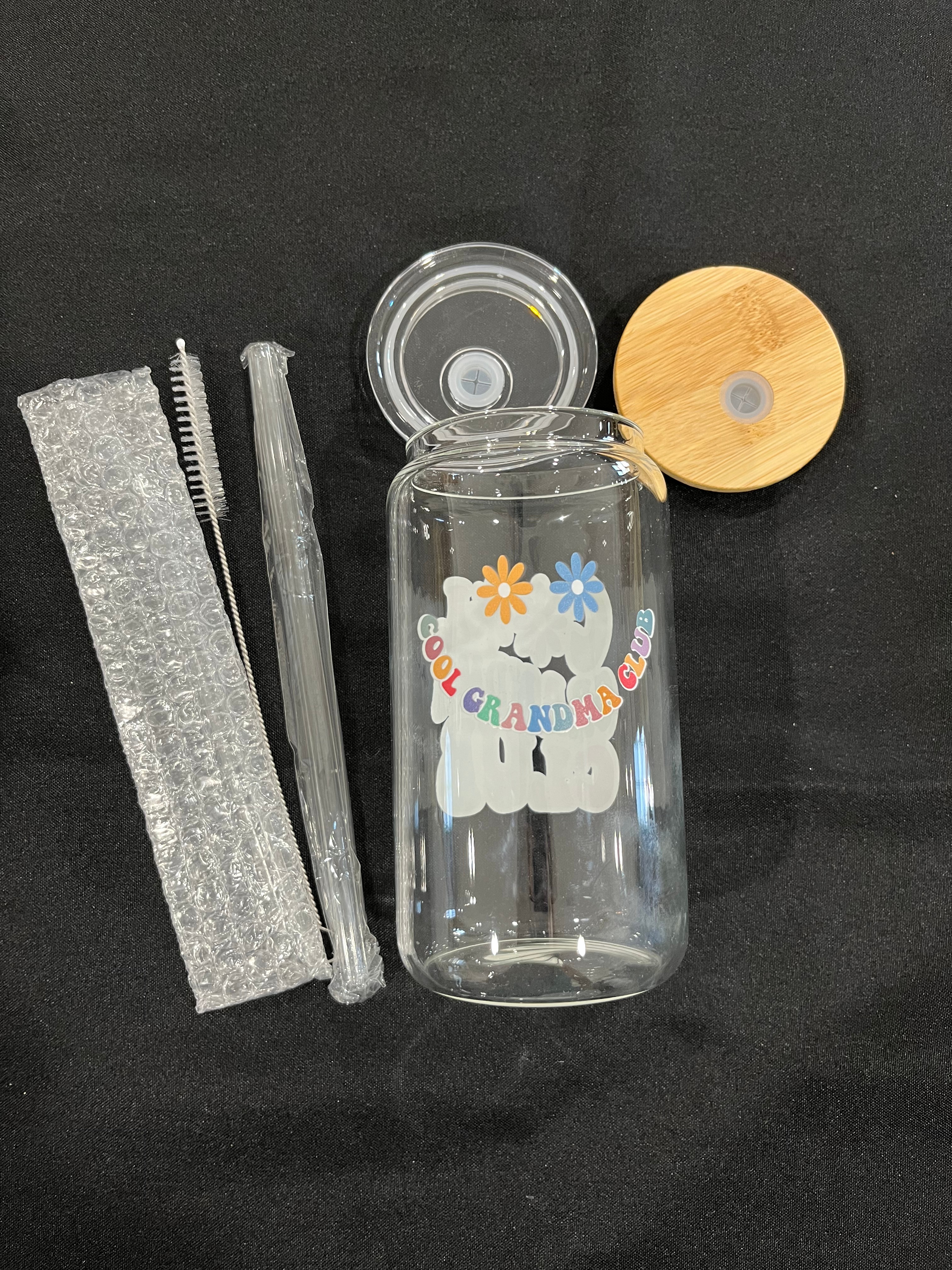 New Glass Cool Grandma Club Cup Set  image 1