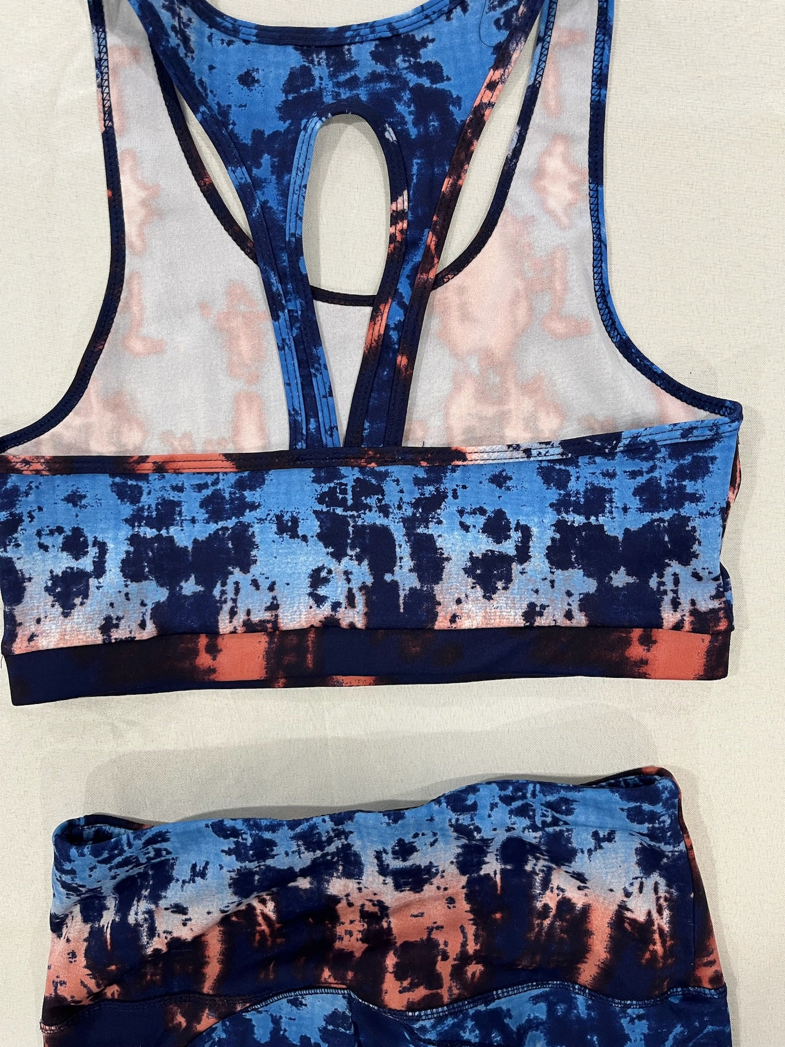 Women’s Blue/Purple Tie Dye Athletic Set image 4