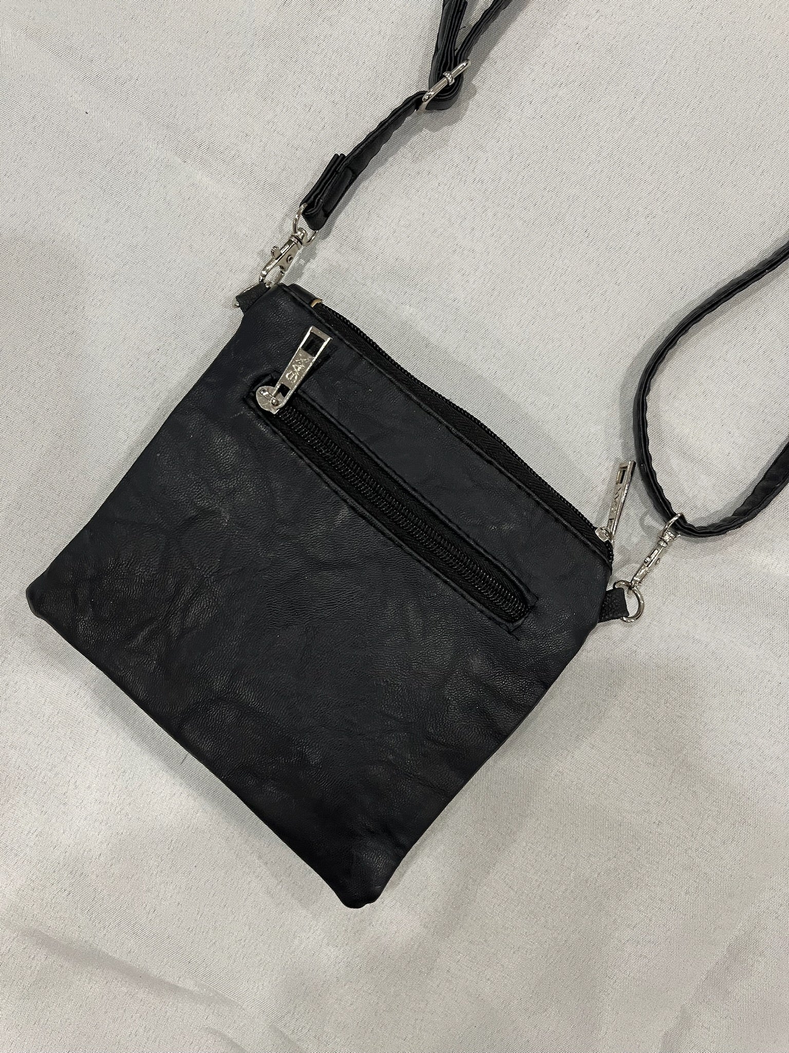 Vintage Black Flower Small Purse image 3