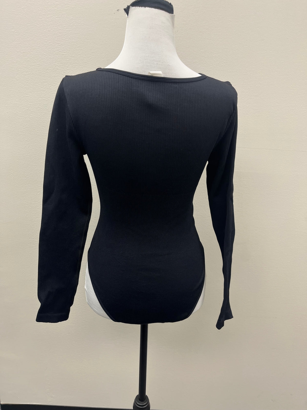 Used Women’s Black Long Body suit