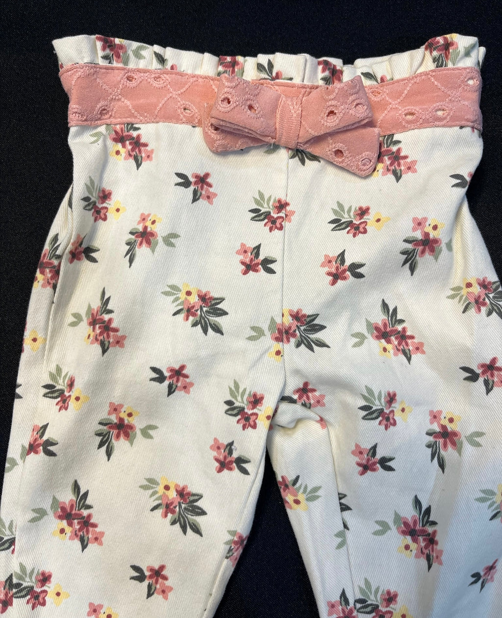 Pink Floral Pants image 1