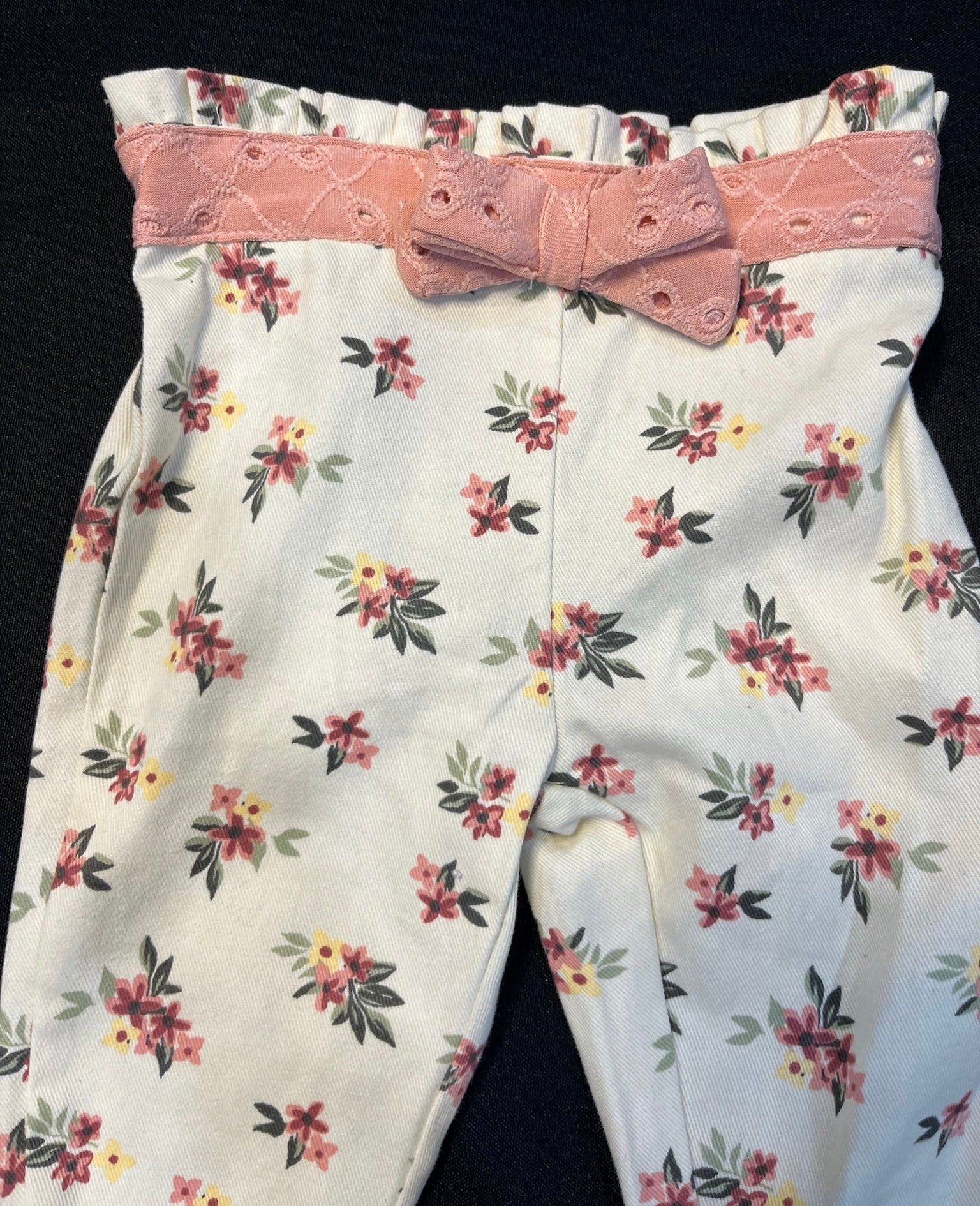 Pink Floral Pants image 1