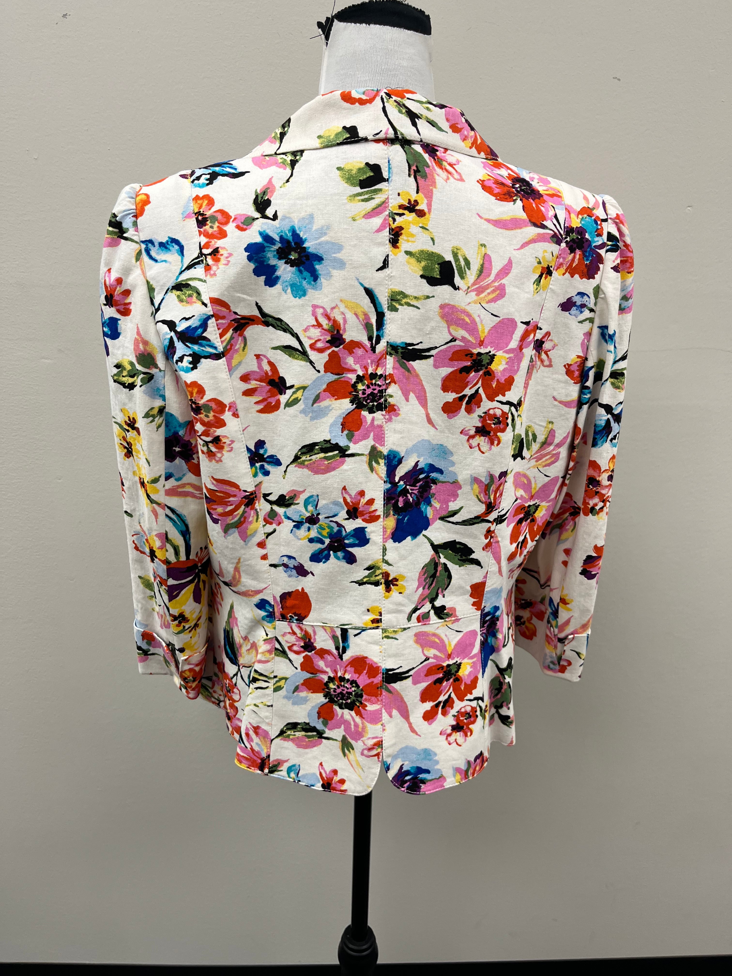 Used Women’s Floral Suit Jacket Blazer