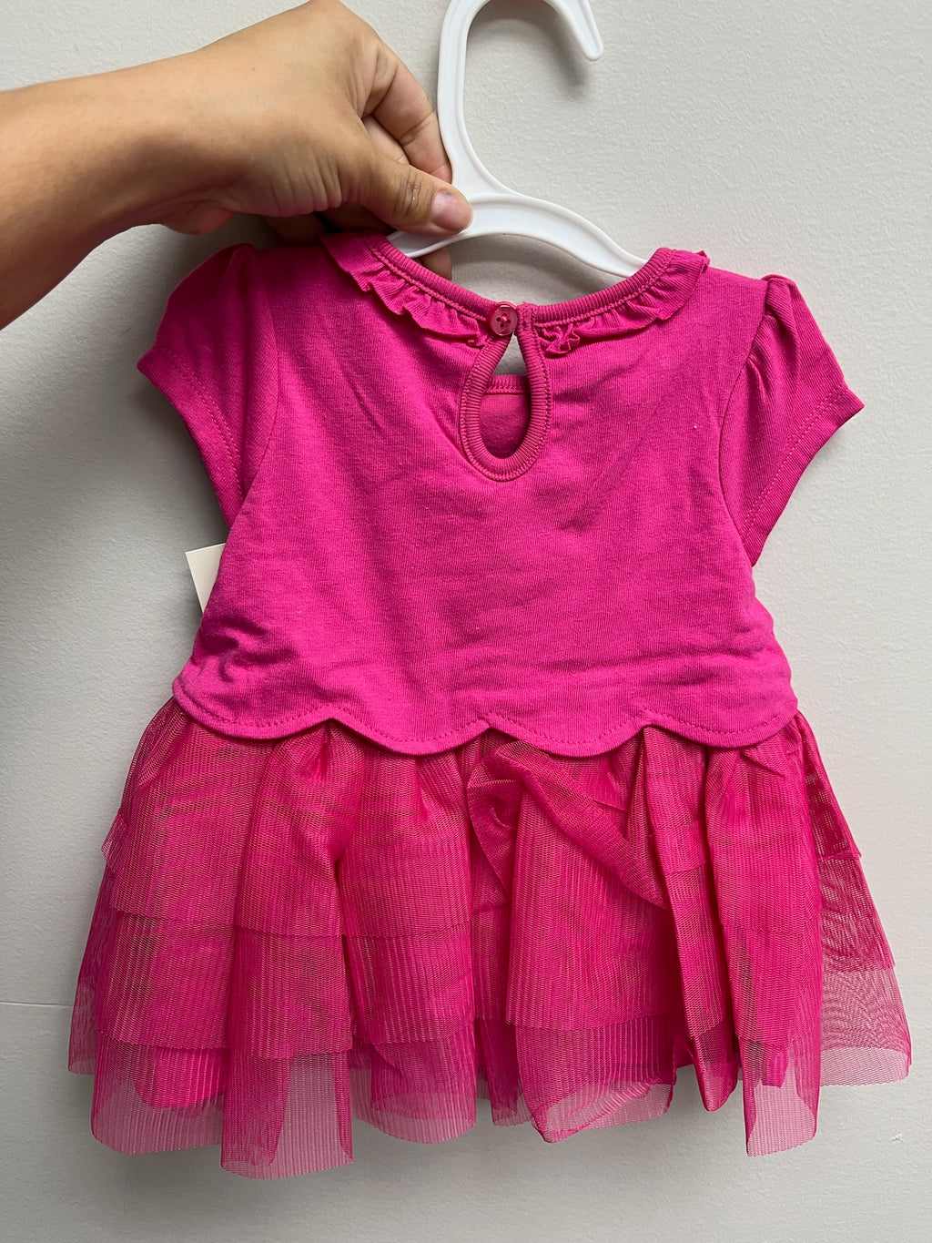 New Girls Pink Two Piece Dress & Underwear Set