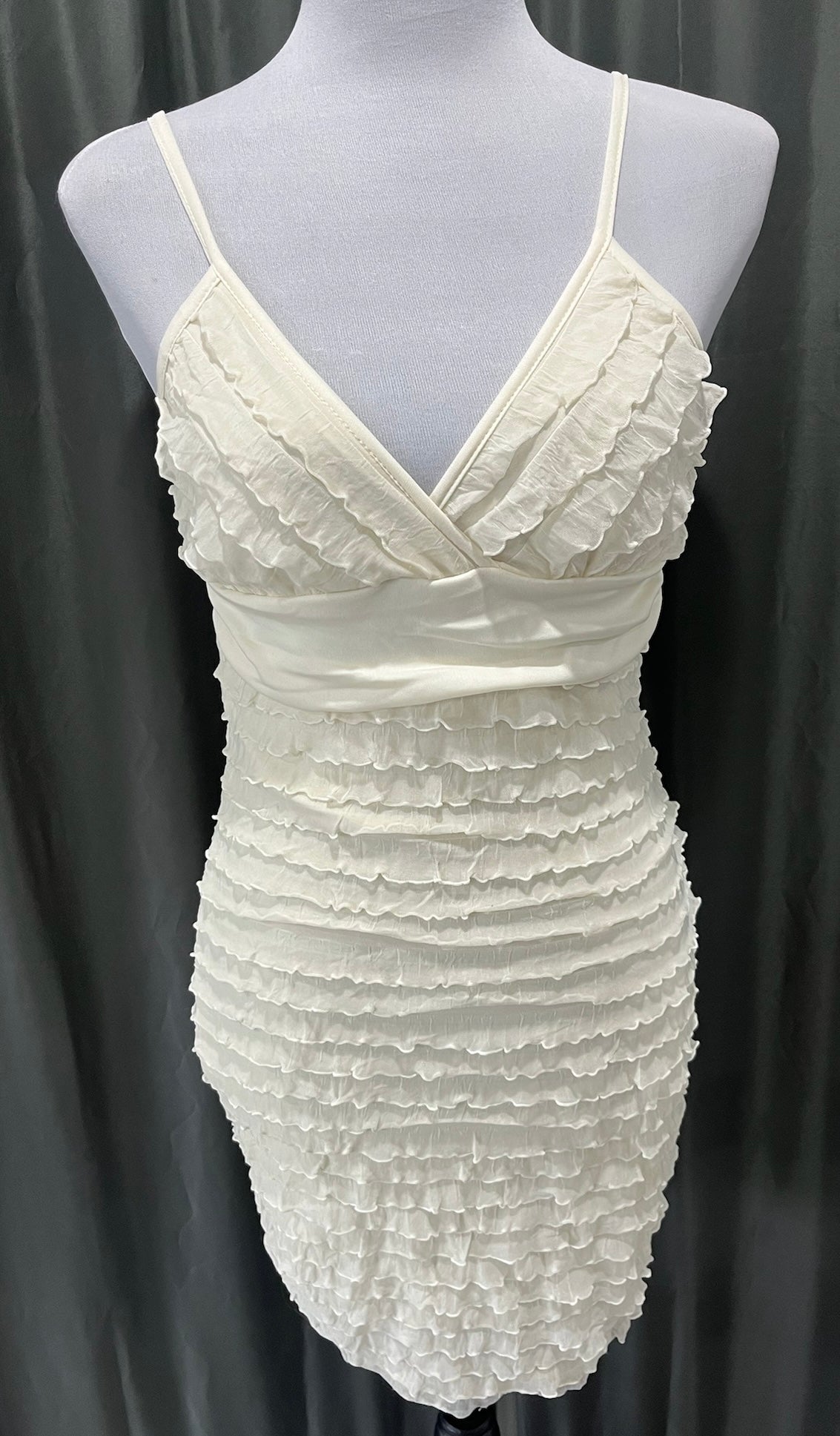 Women’s White Cream Dress image 0