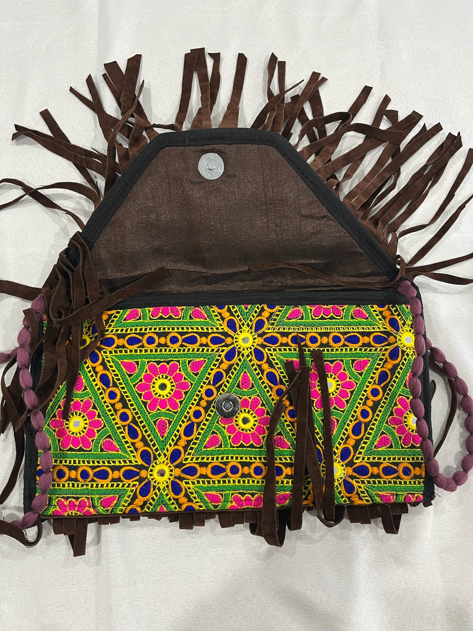 Boho Purse With Tassles image 4