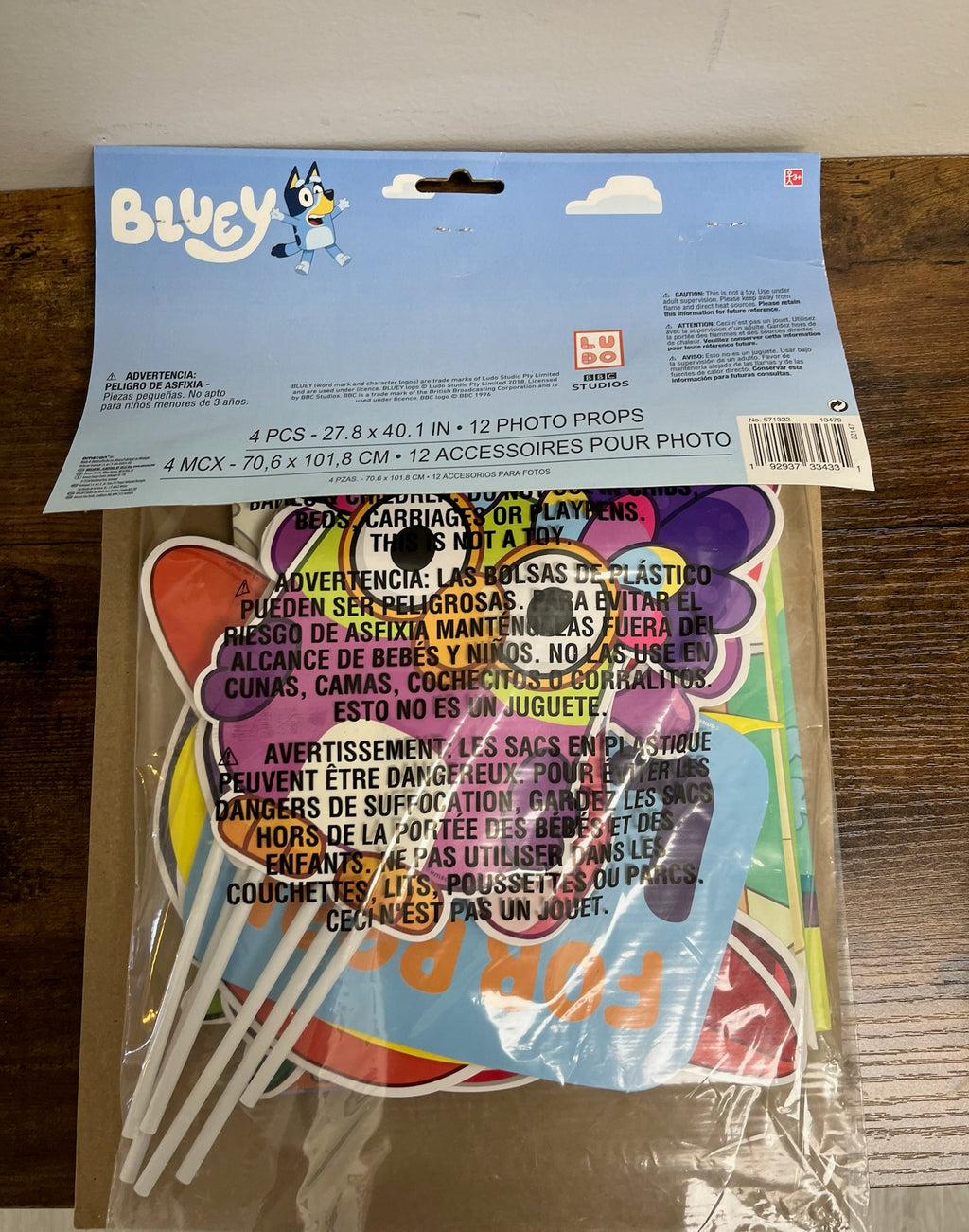 Bluey Backdrop & Prop Kit