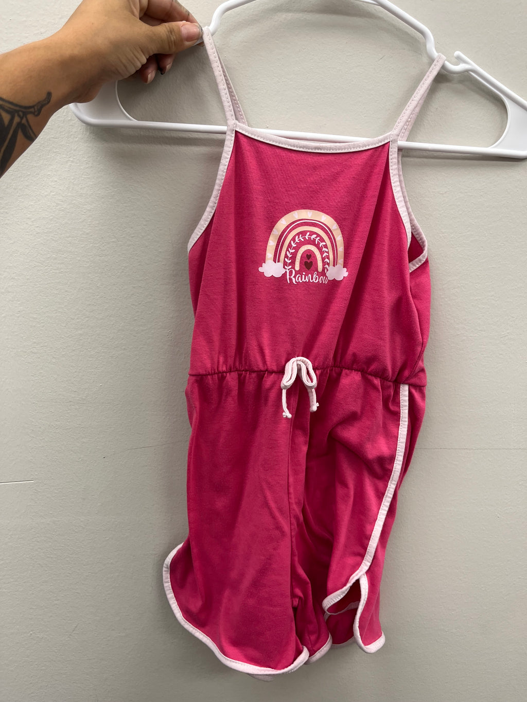 Used girls Pink Romper
