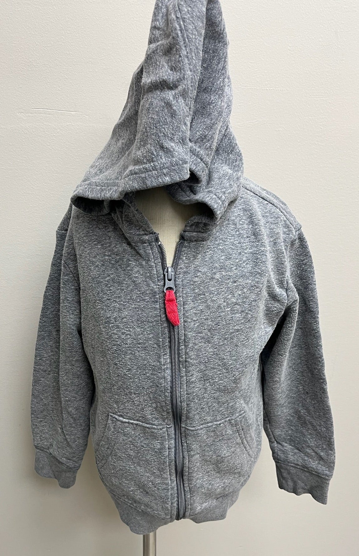 Used Childrens Grey Zip Up Hoodie Sweater