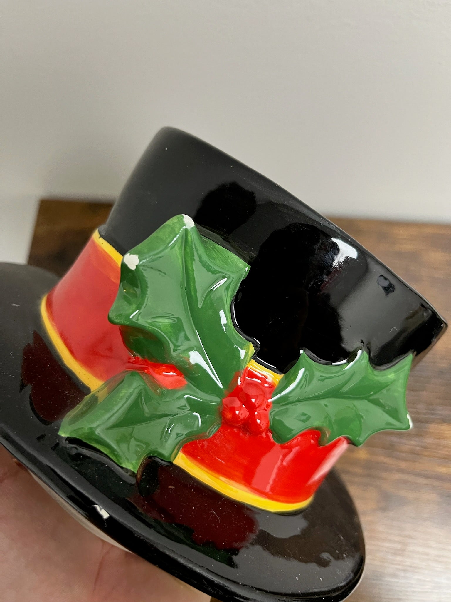 Ceramic Christmas Snowman Cookie Jar