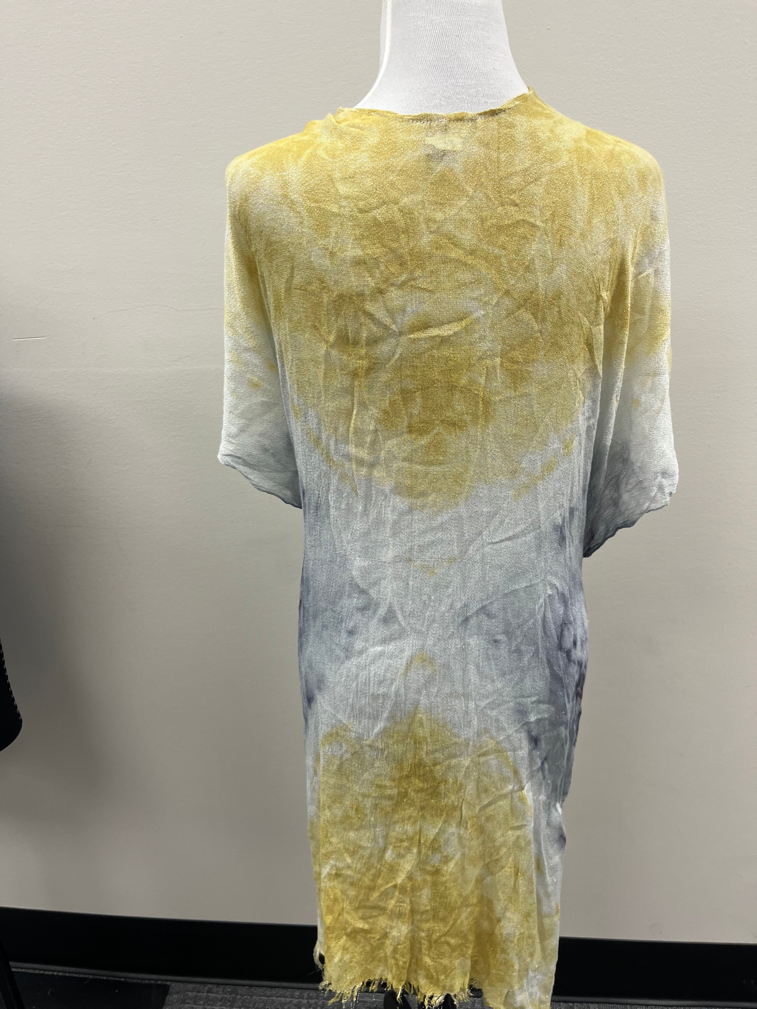 New women’s Tie Dye Tie Front coveralls