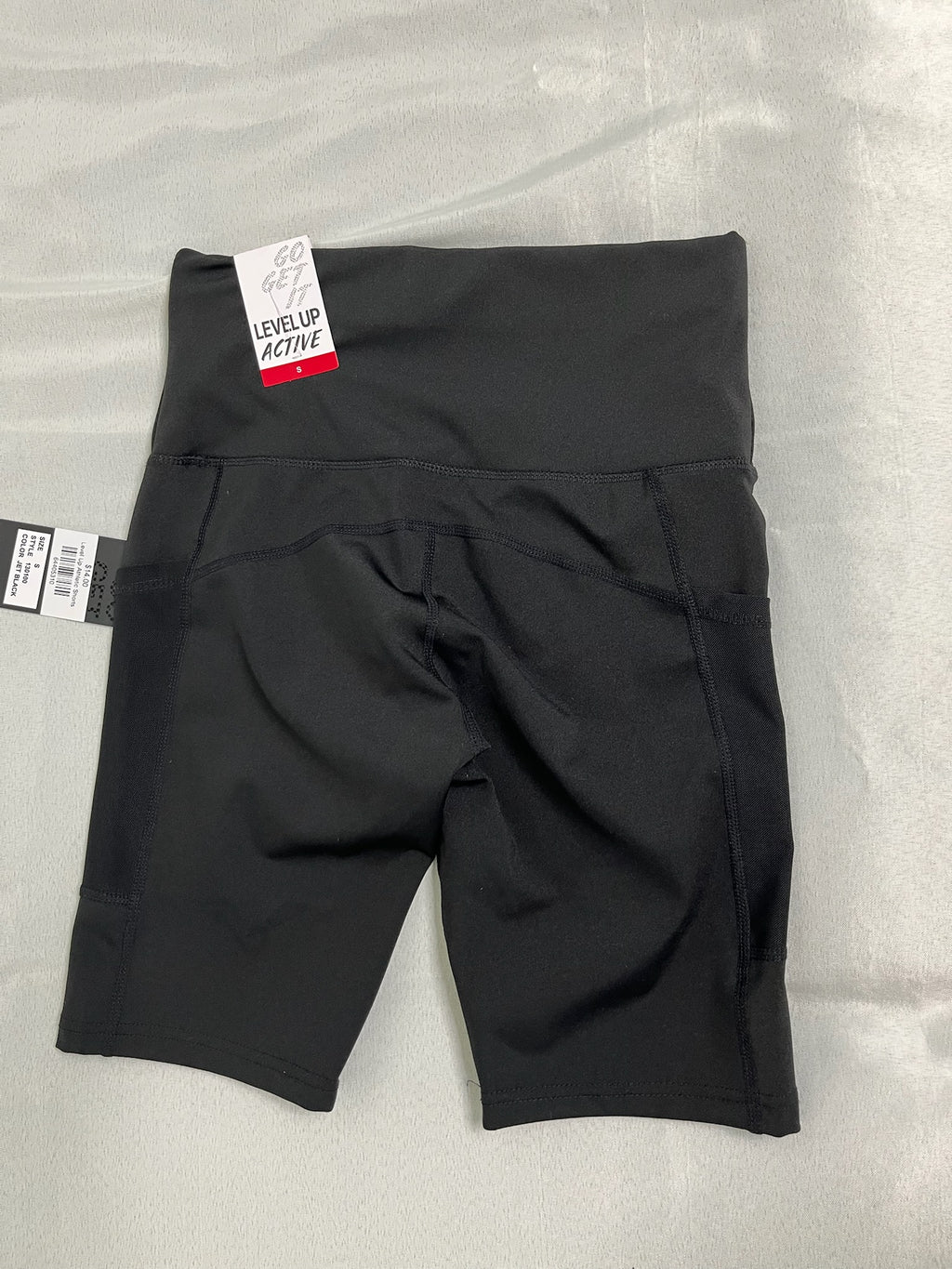 Women’s Black Exercise Shorts image 2