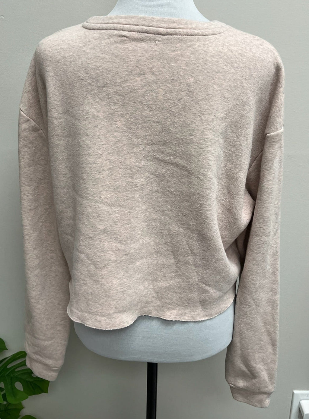 Used Women’s Pink Blush Crop Top Sweater