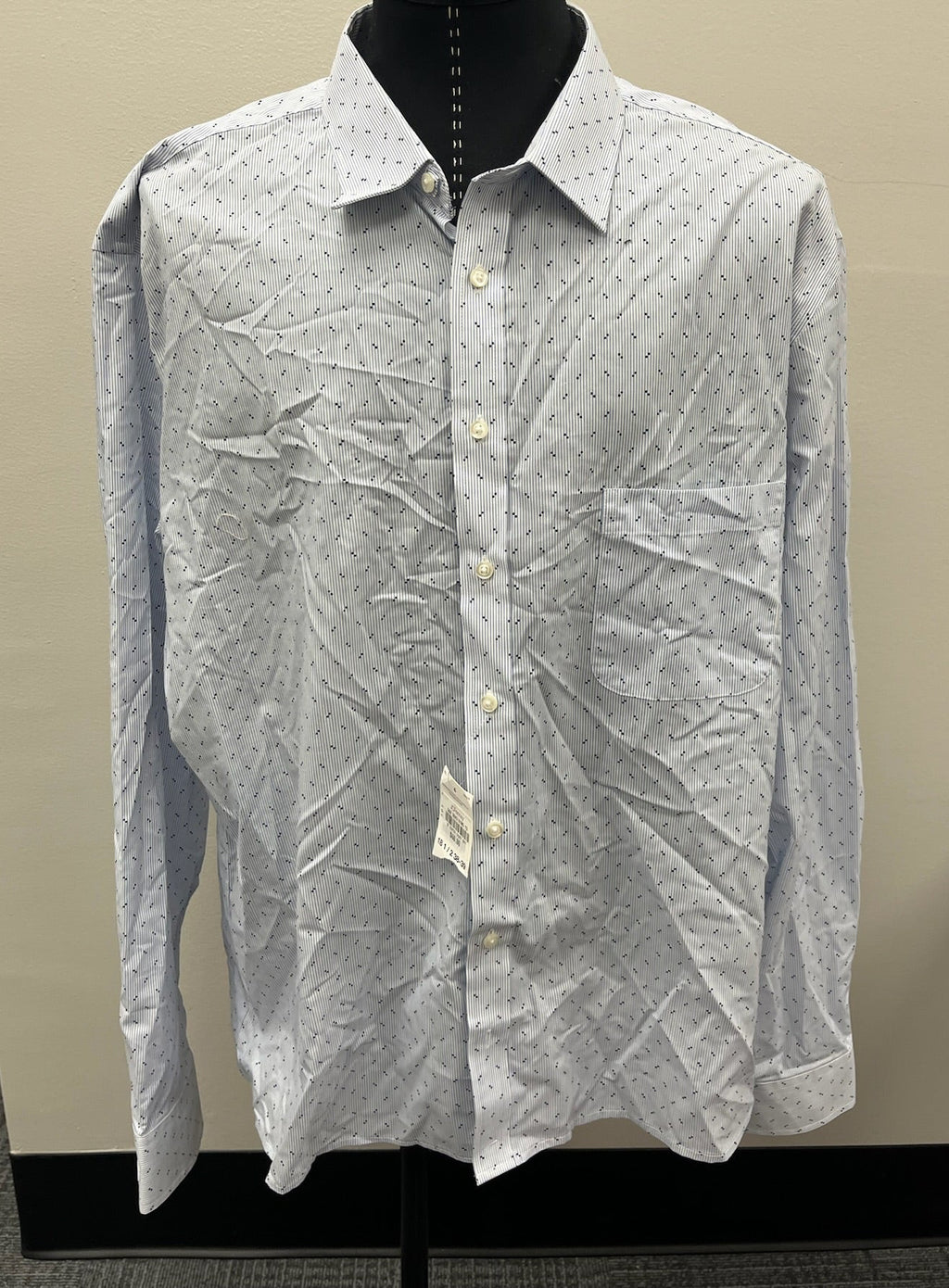 New Men’s Button Up Long Sleeve Shirt