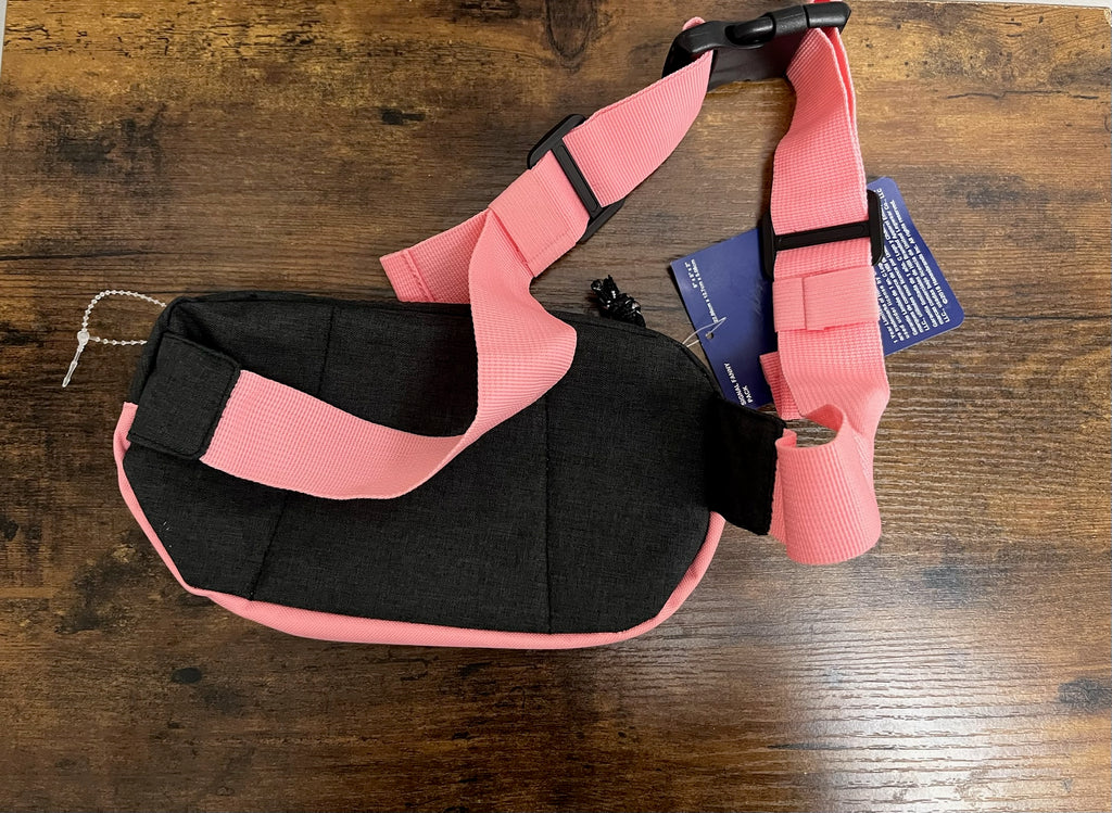 New Pink & Black Fanny Pack