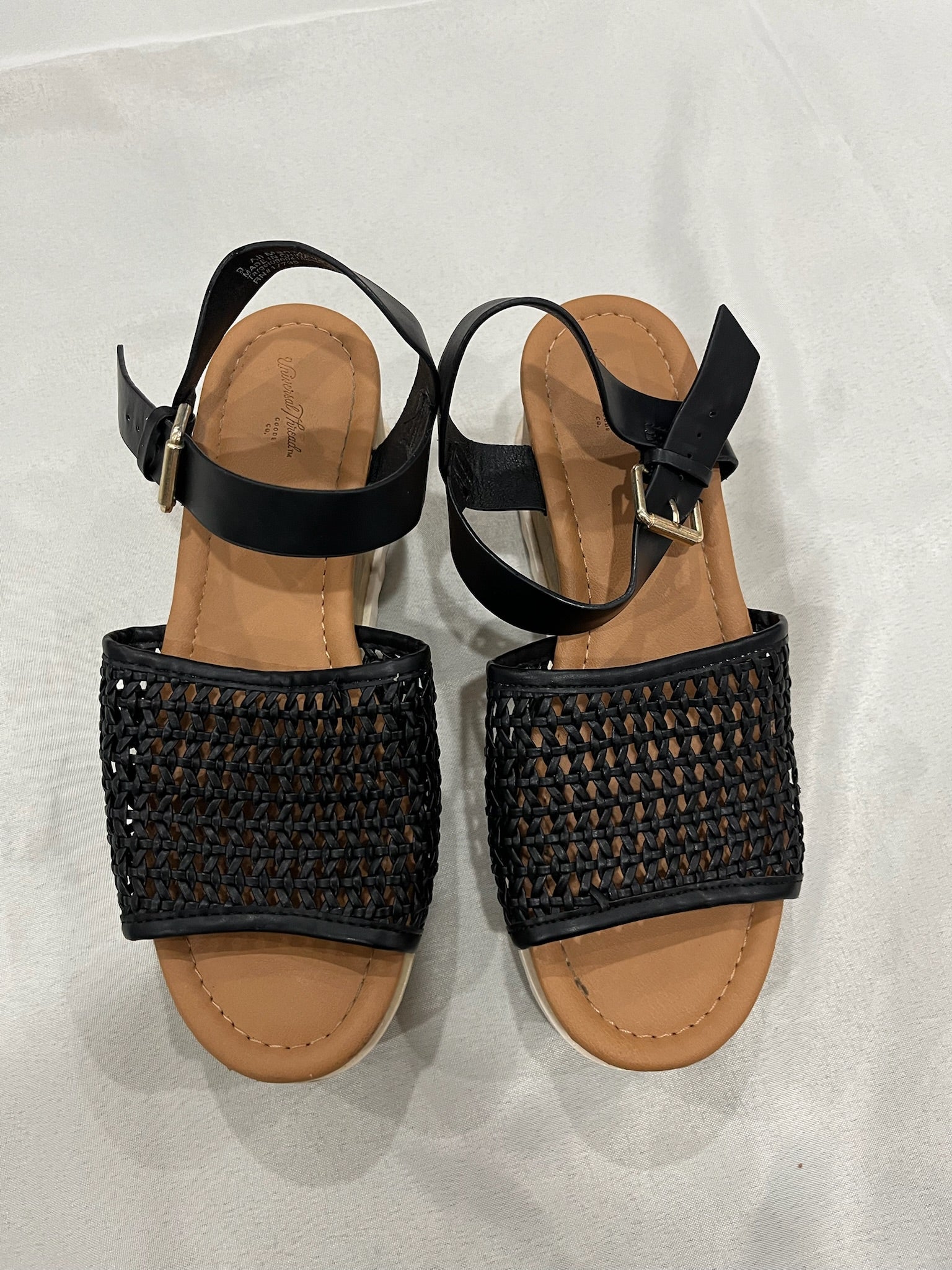 Women’s Black Sandal Wedges image 0