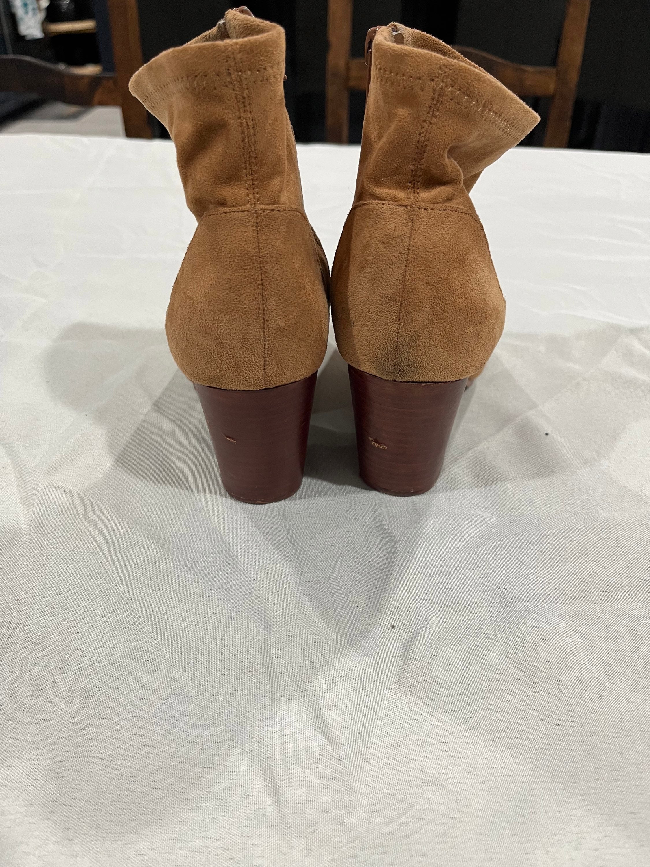 Brown Heeled Boots image 4