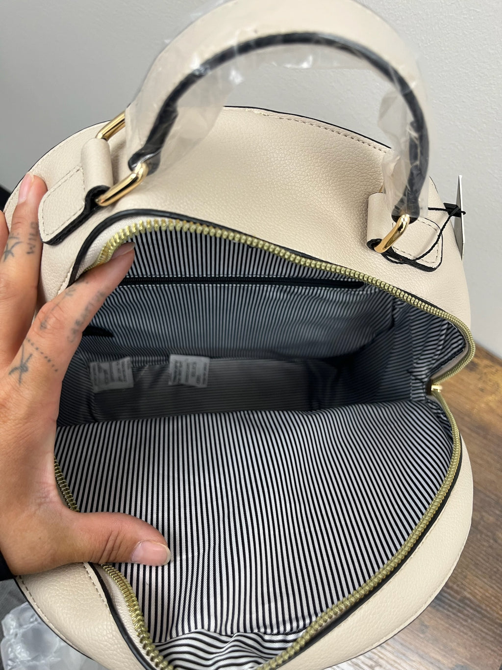 New Beige Backpack