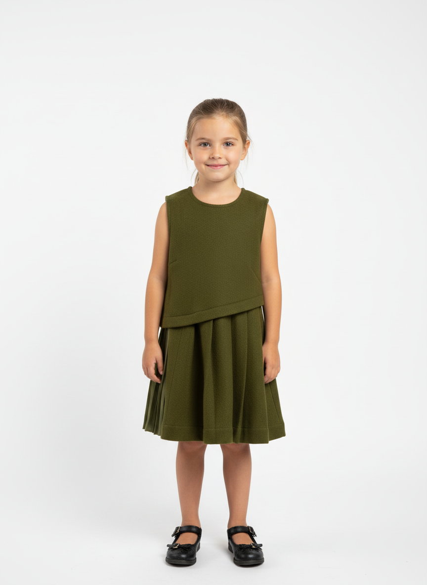 Girls Green Dress