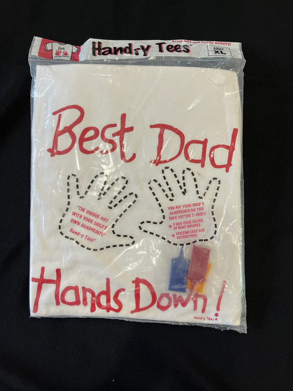 Men’s Best Dad Hands Down Paint Shirt