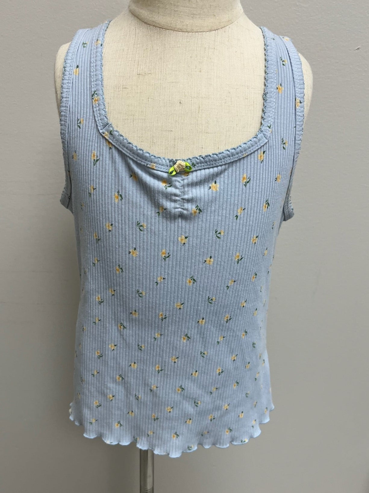 Used Girls Floral Tank Top