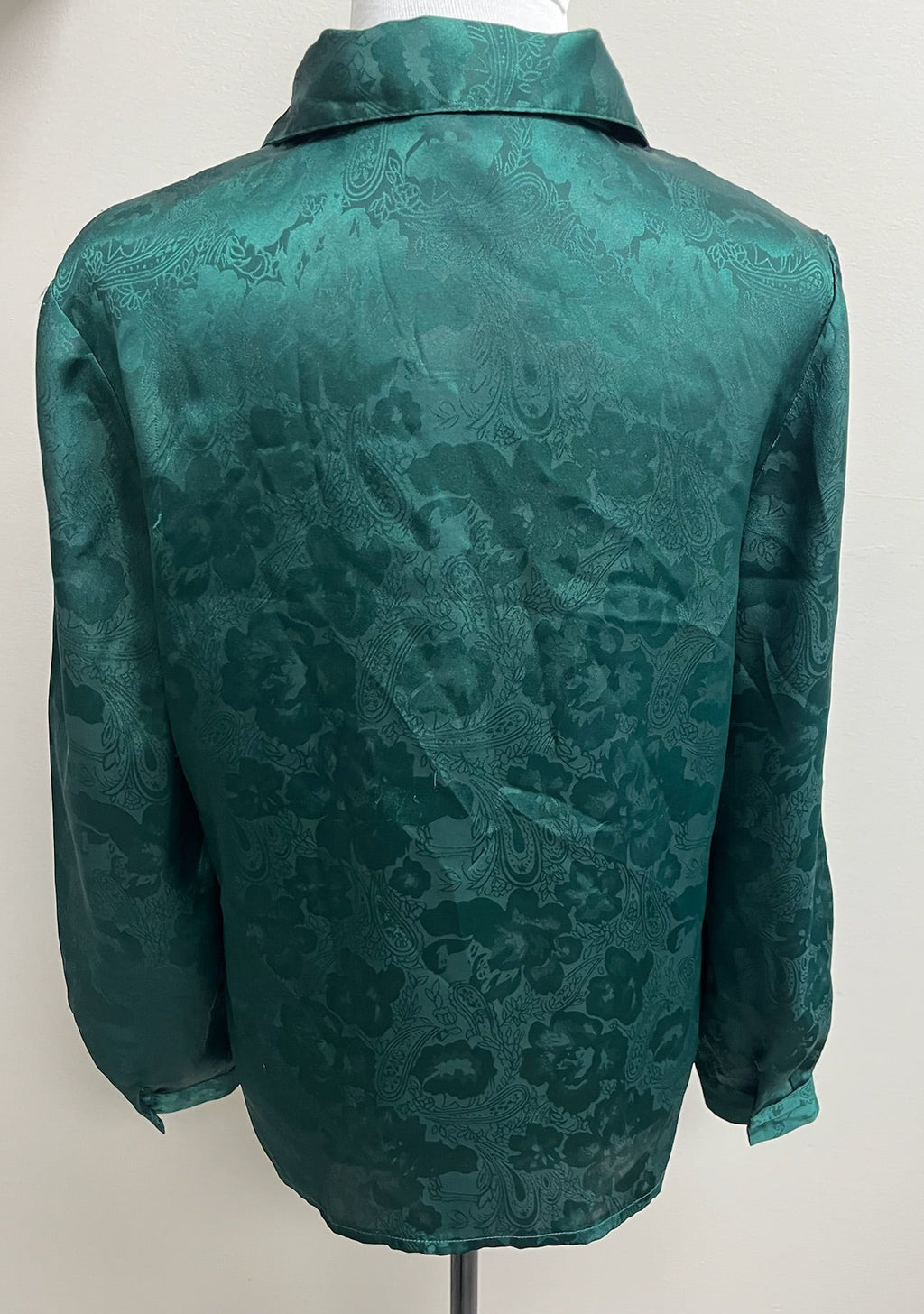 Used Women’s Green Button Up Shirt